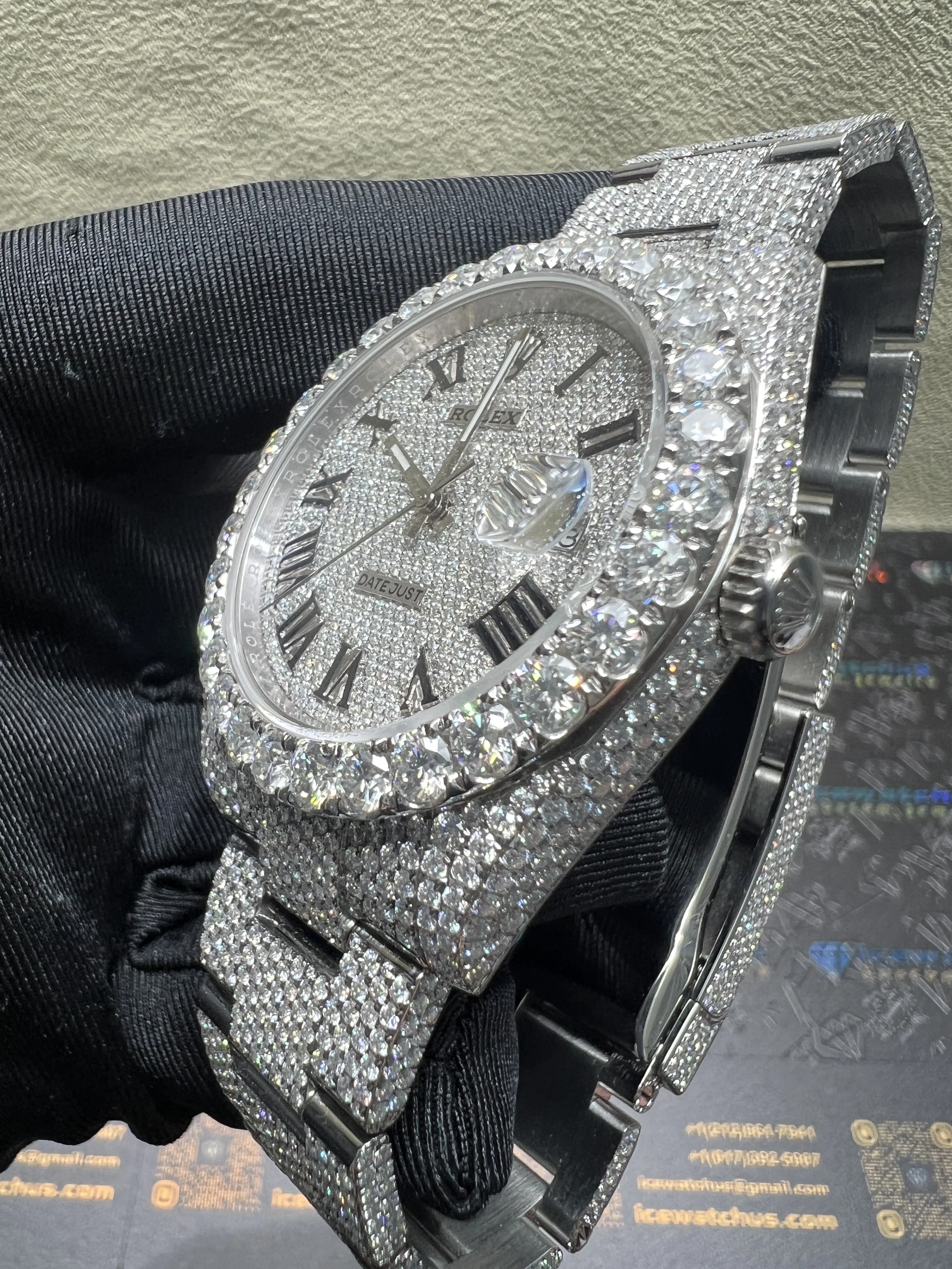 Datejust 41mm Icedout Pavé Dial Watch D1147519247 — view 5