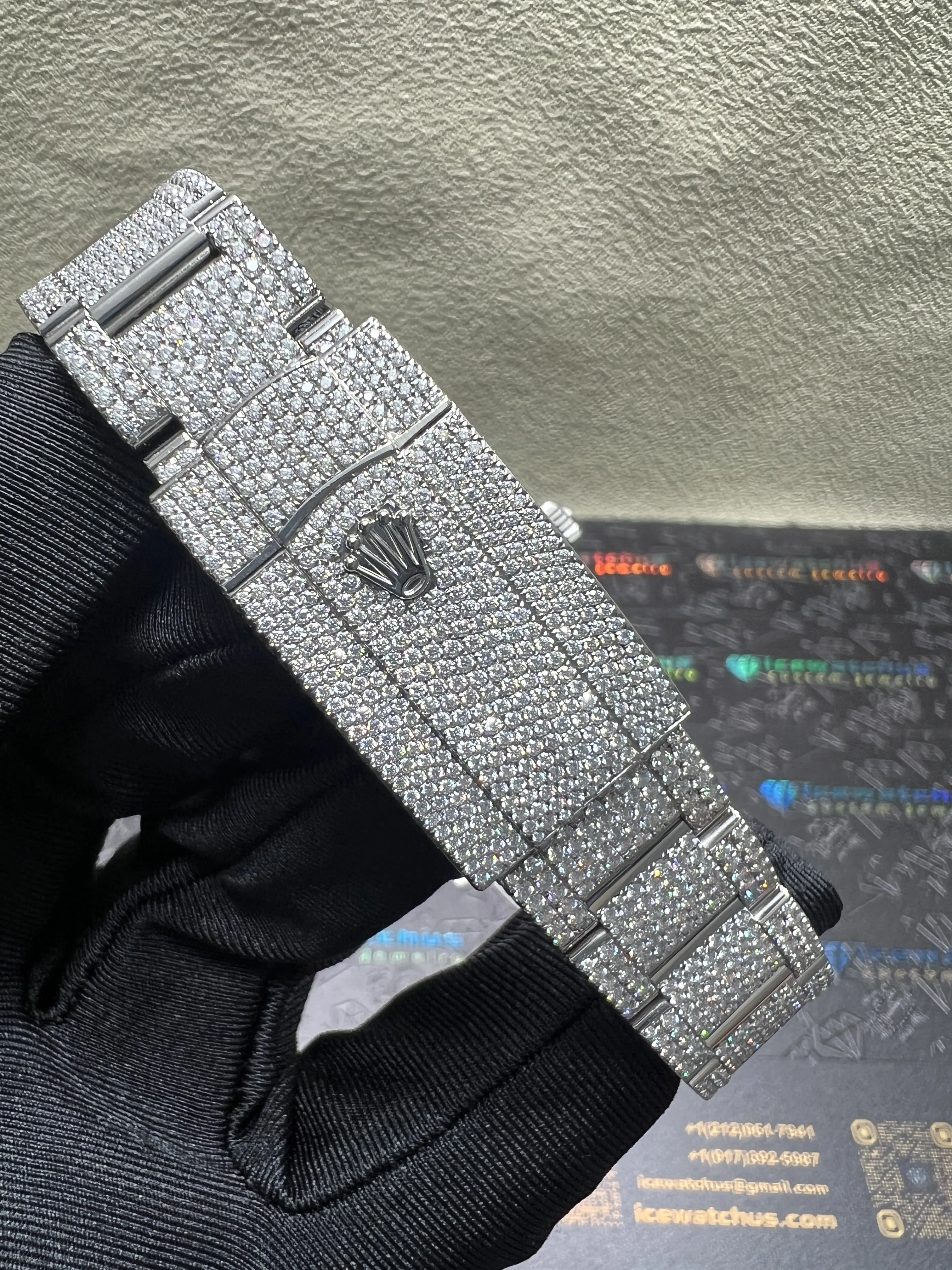 Datejust 41mm Icedout Pavé Dial Watch D1147519247 — view 8
