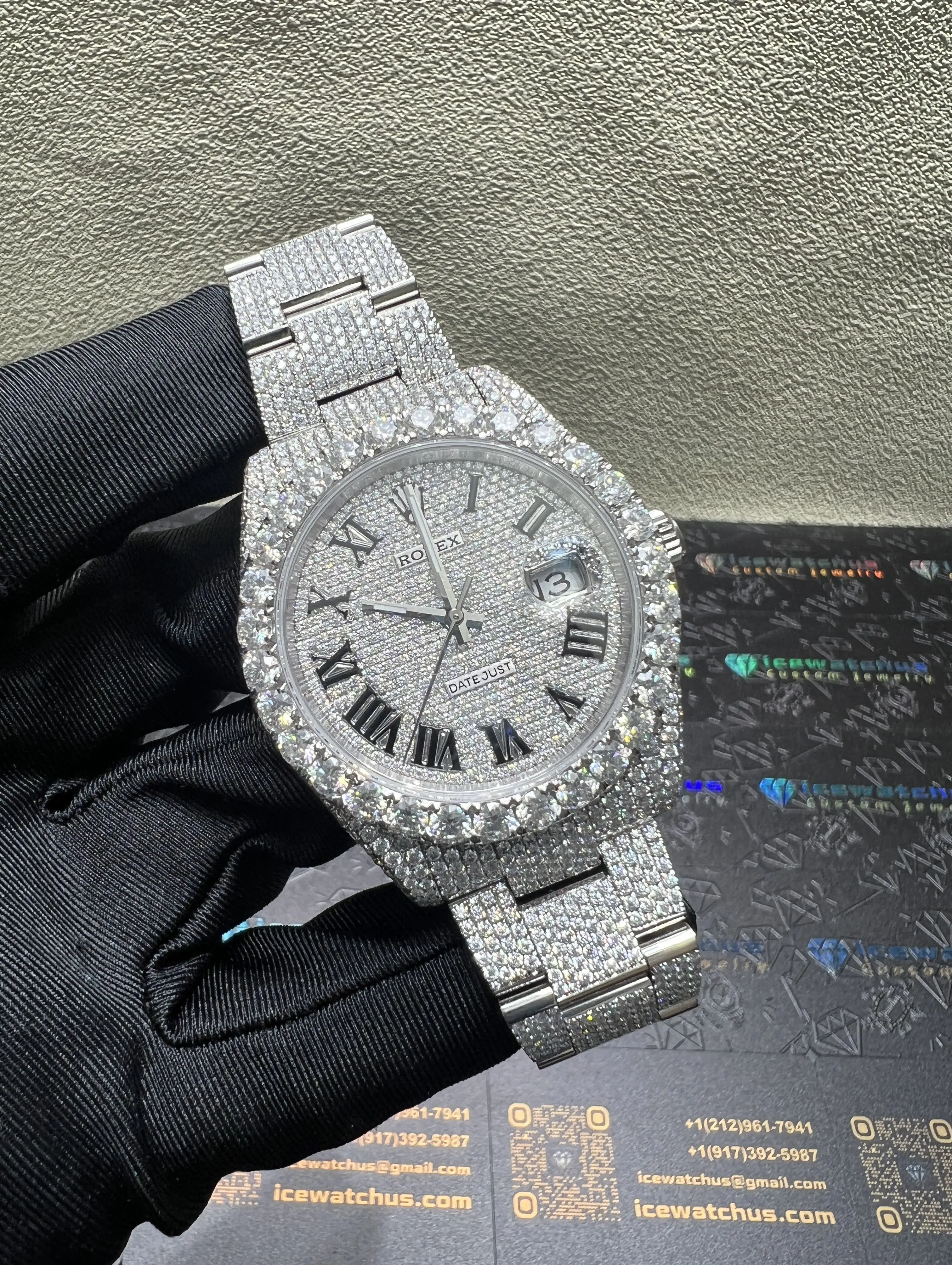 Datejust 41mm Icedout Pavé Dial Watch D1147519247 — view 2