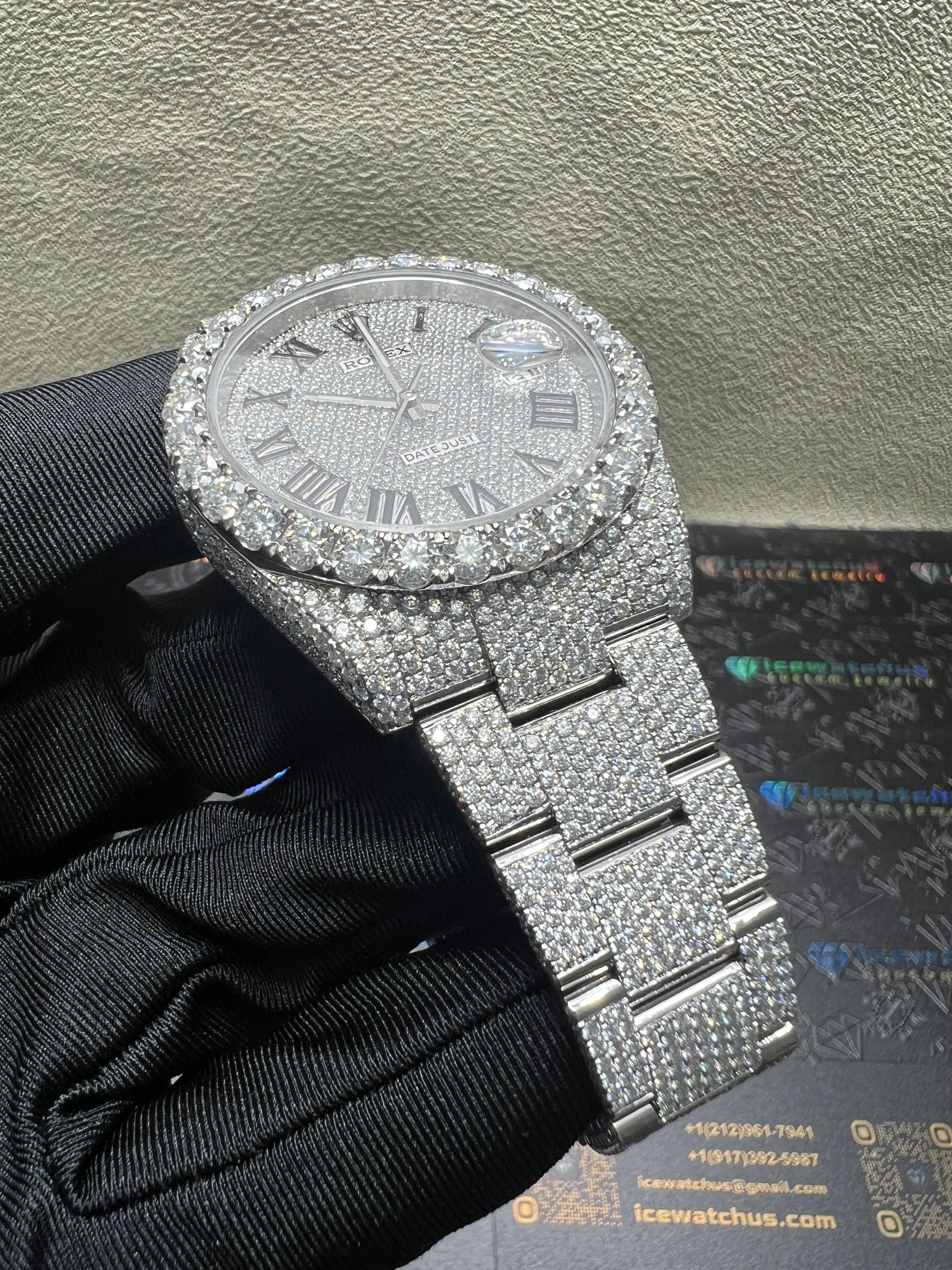 Datejust 41mm Icedout Pavé Dial Watch D1147519247 — view 3