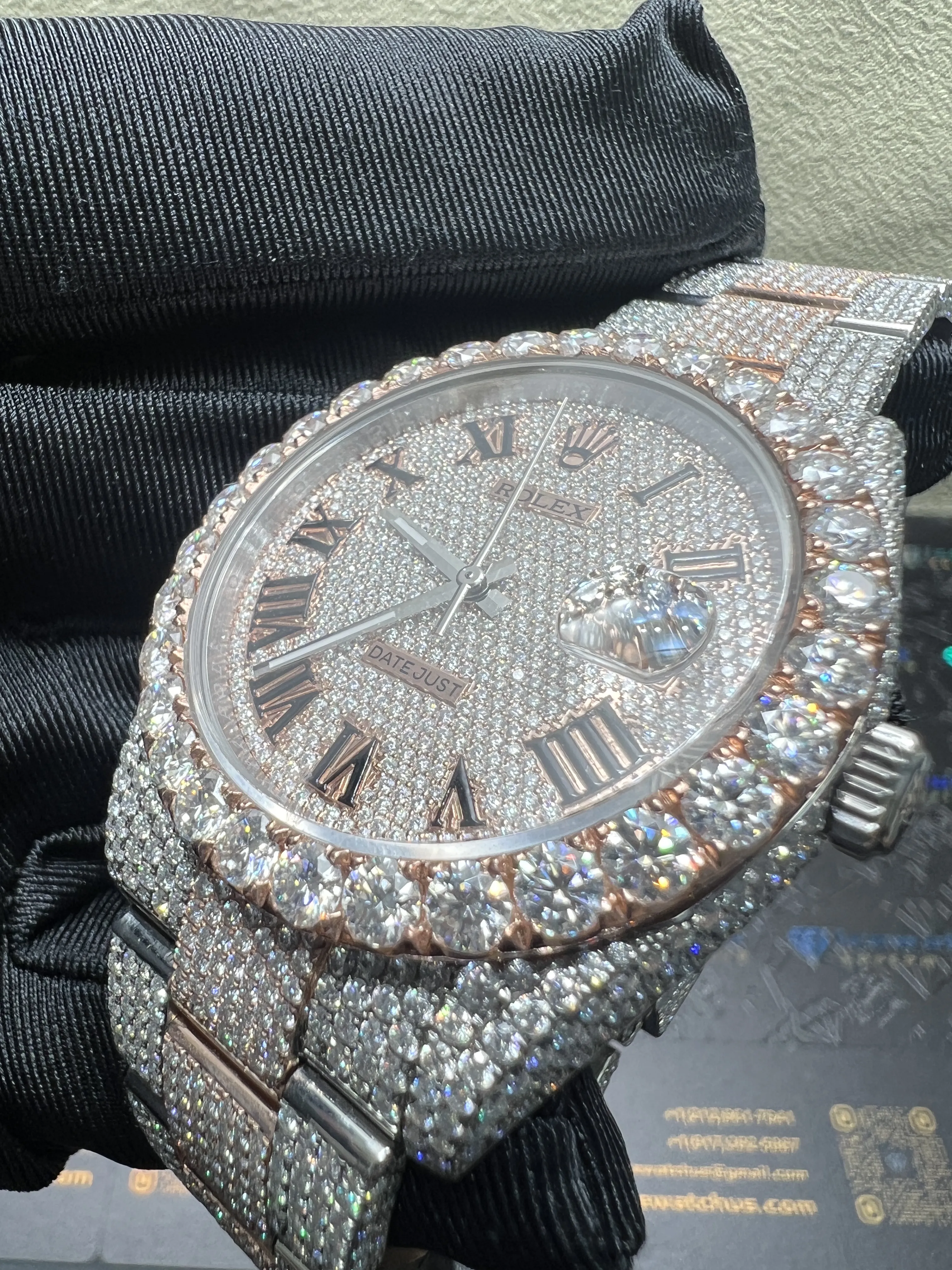Datejust 41mm Icedout Pavé Dial Watch D1147519250 — view 11