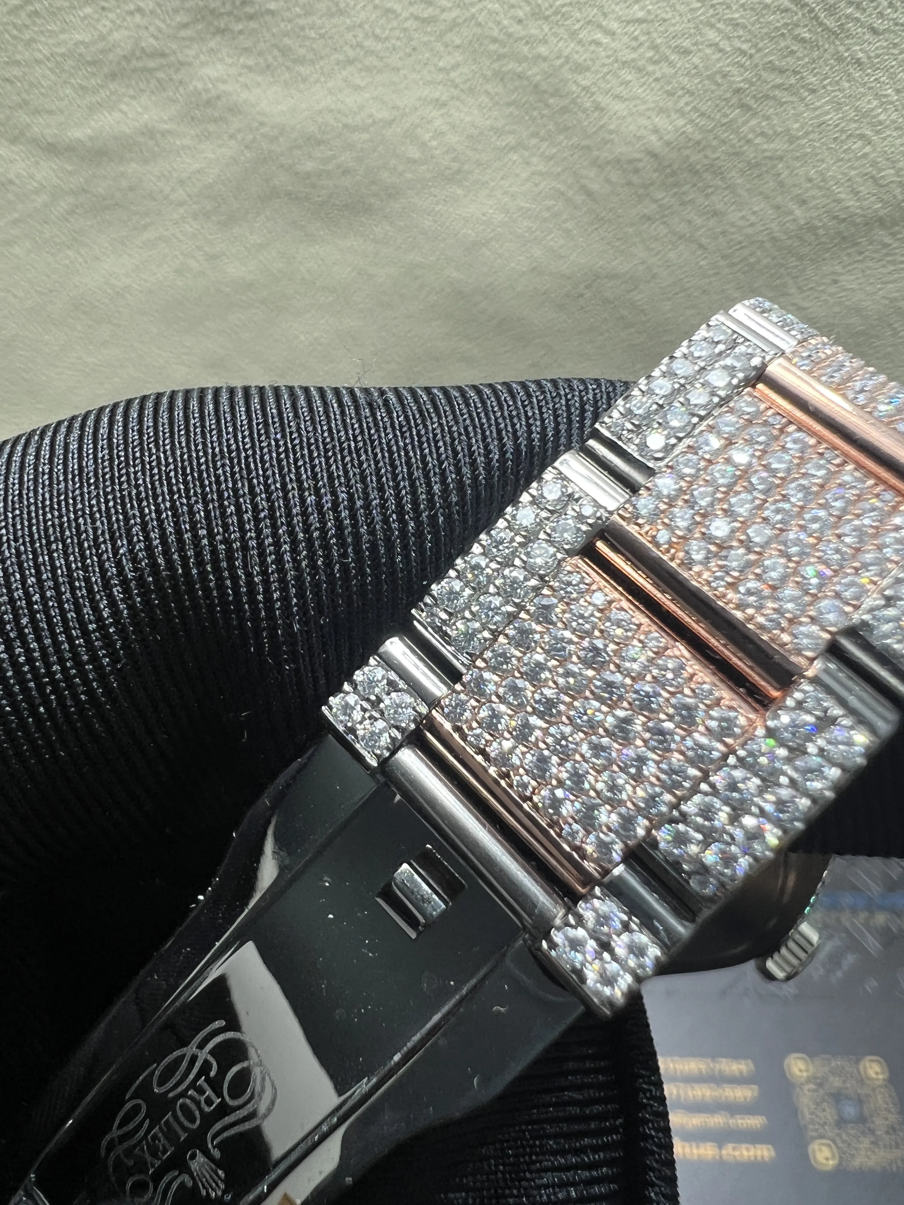 Datejust 41mm Icedout Pavé Dial Watch D1147519250 — view 9