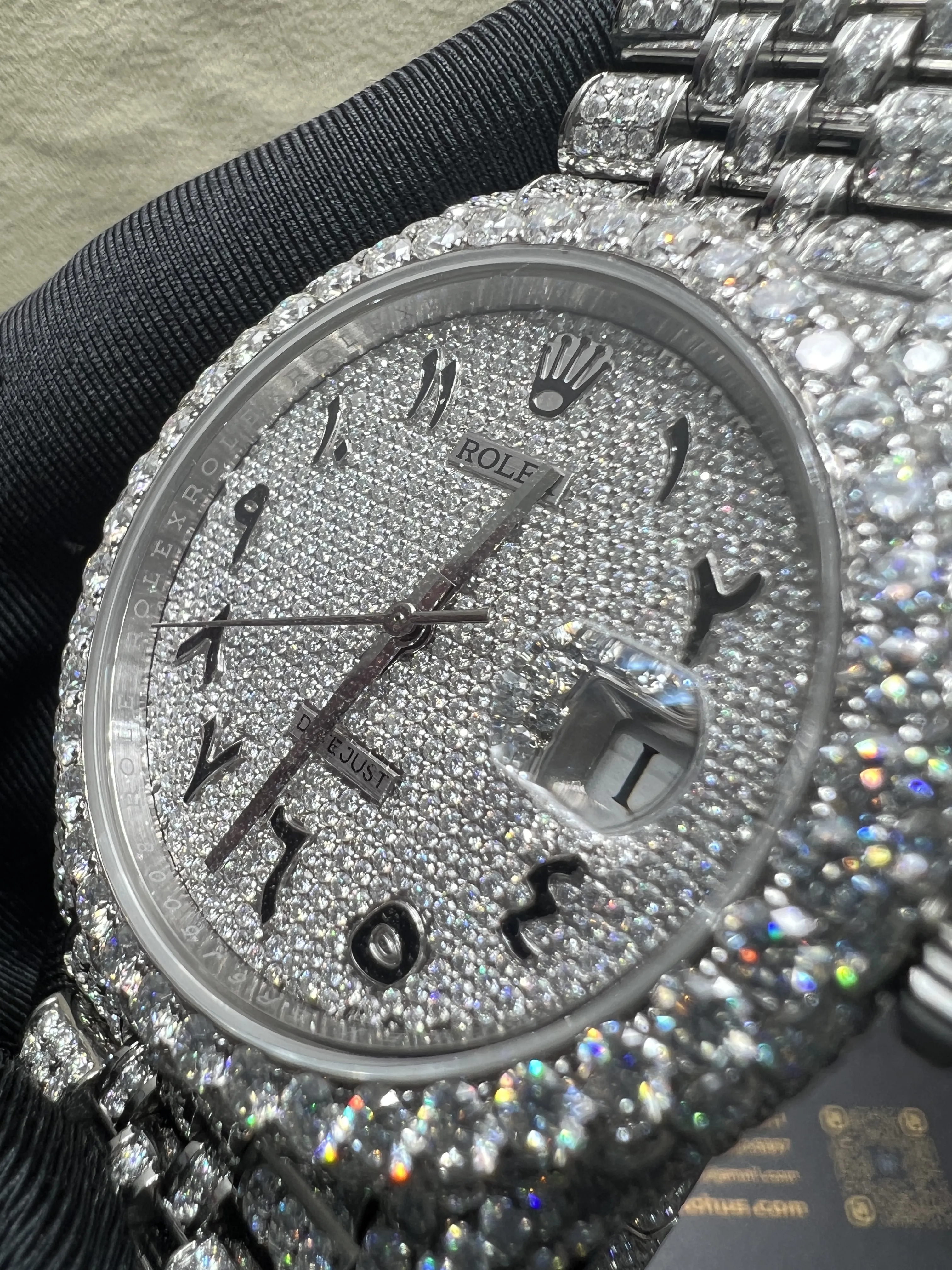 Datejust 41mm Icedout Watch with Arabic Dial D1147519251 — view 10