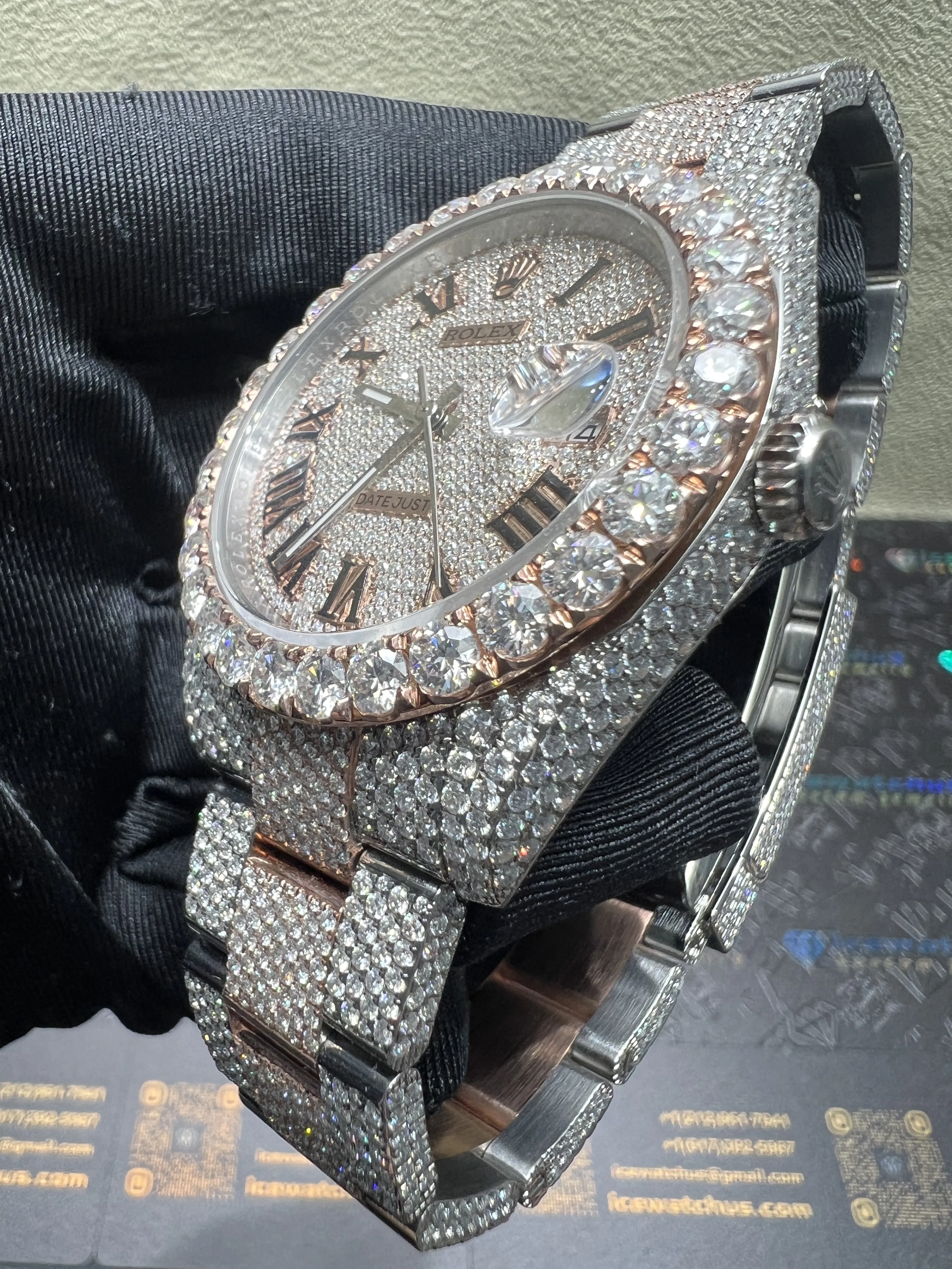Datejust 41mm Icedout Pavé Dial Watch D1147519250 — view 5