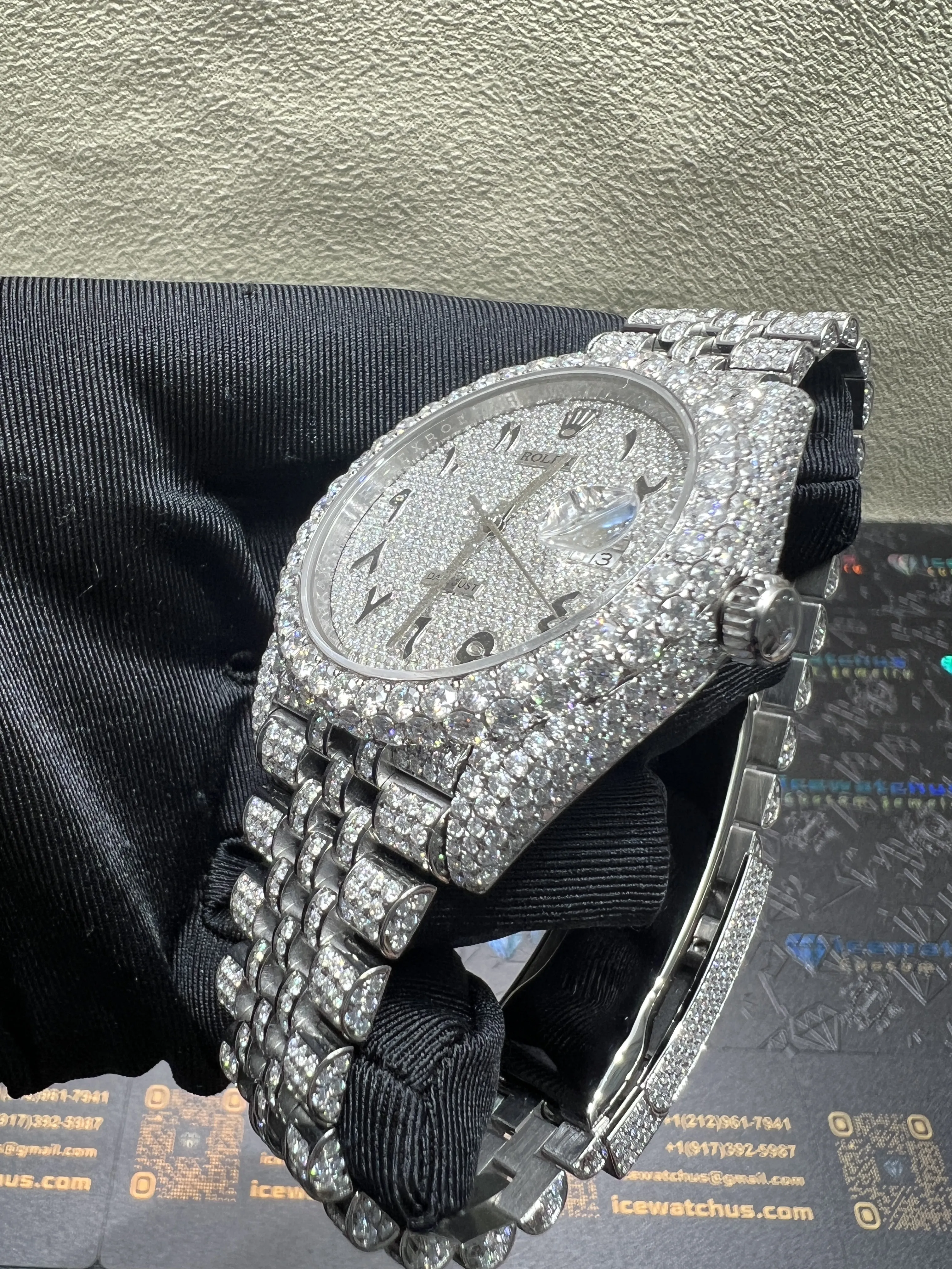 Datejust 41mm Icedout Watch with Arabic Dial D1147519251 — view 5