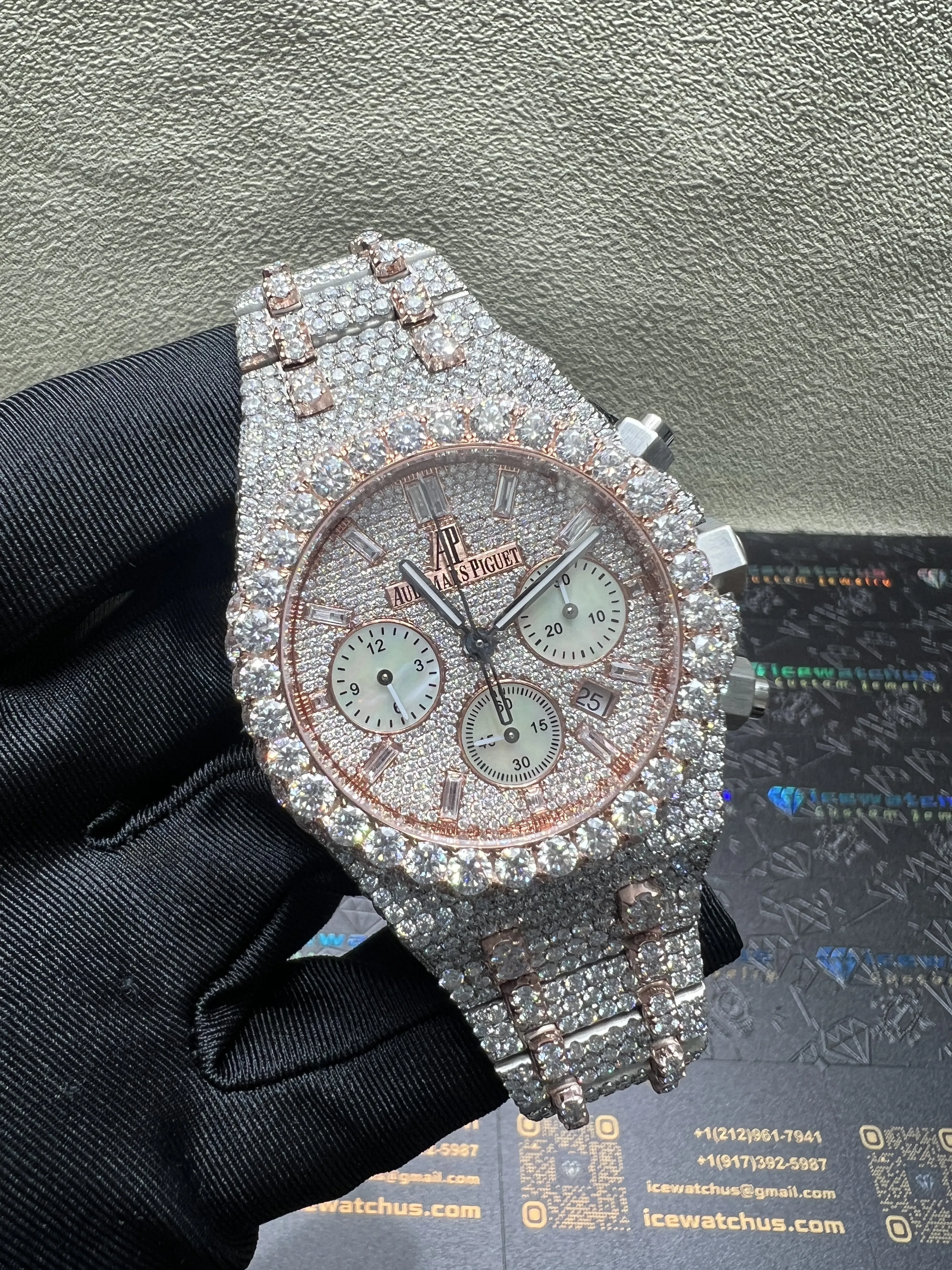 Royal Oak Chronograph Icedout Watch (41mm) D1147519257 — view 2
