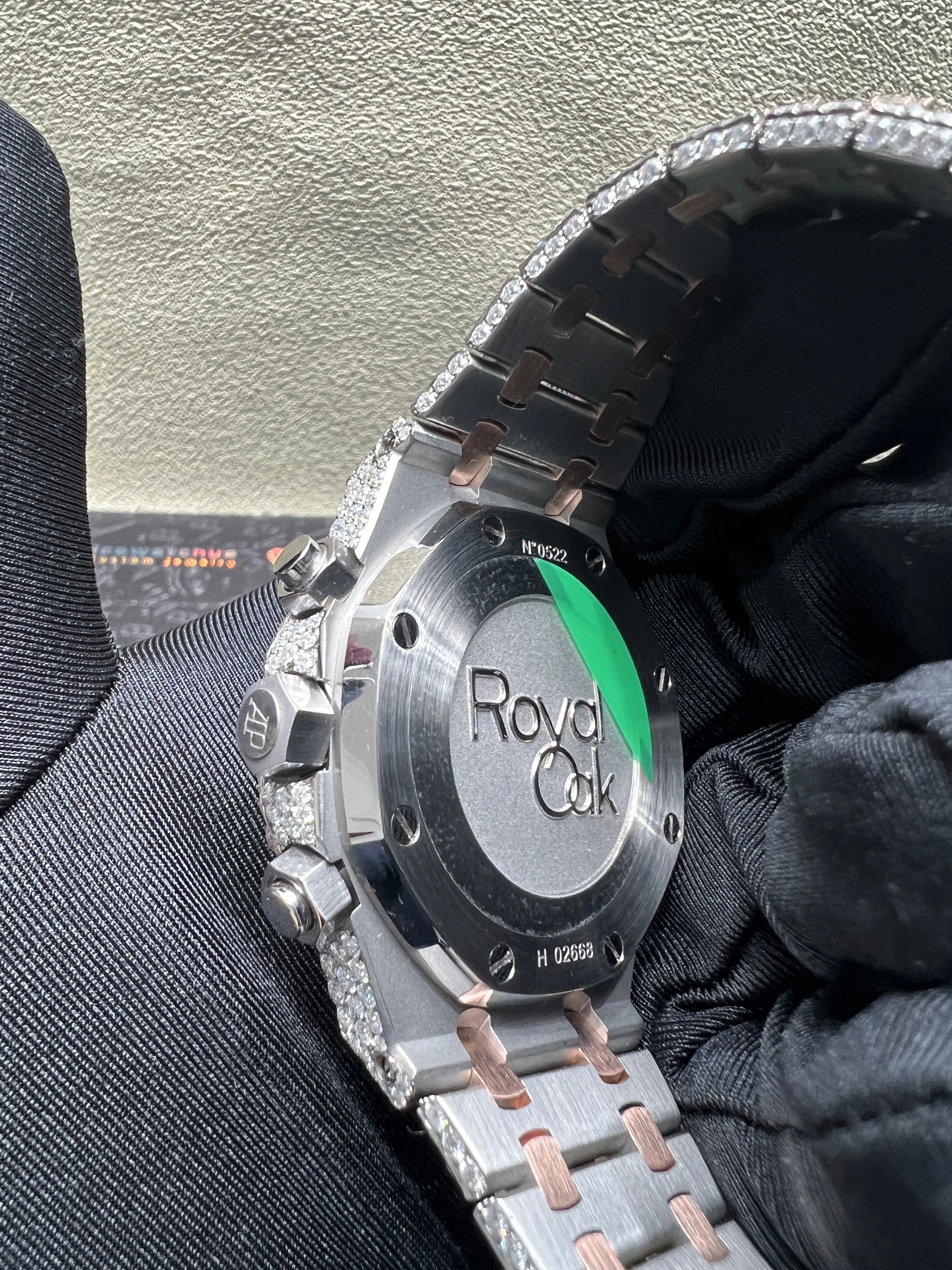 Royal Oak Chronograph 41mm Icedout Watch D1147519253 — view 7