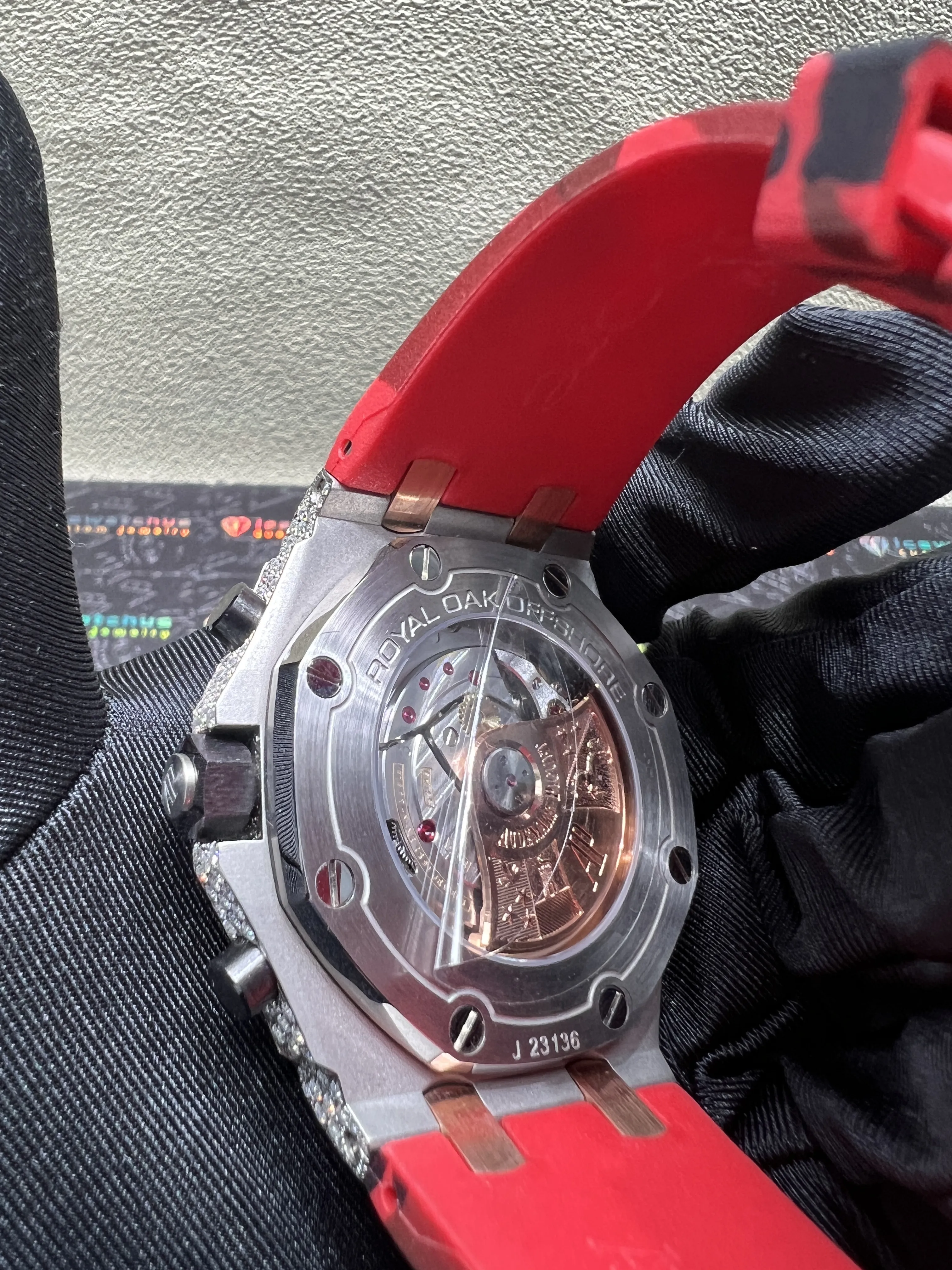 Royal Oak Offshore Icedout Chronograph with Camouflage Strap D877519262 — view 8