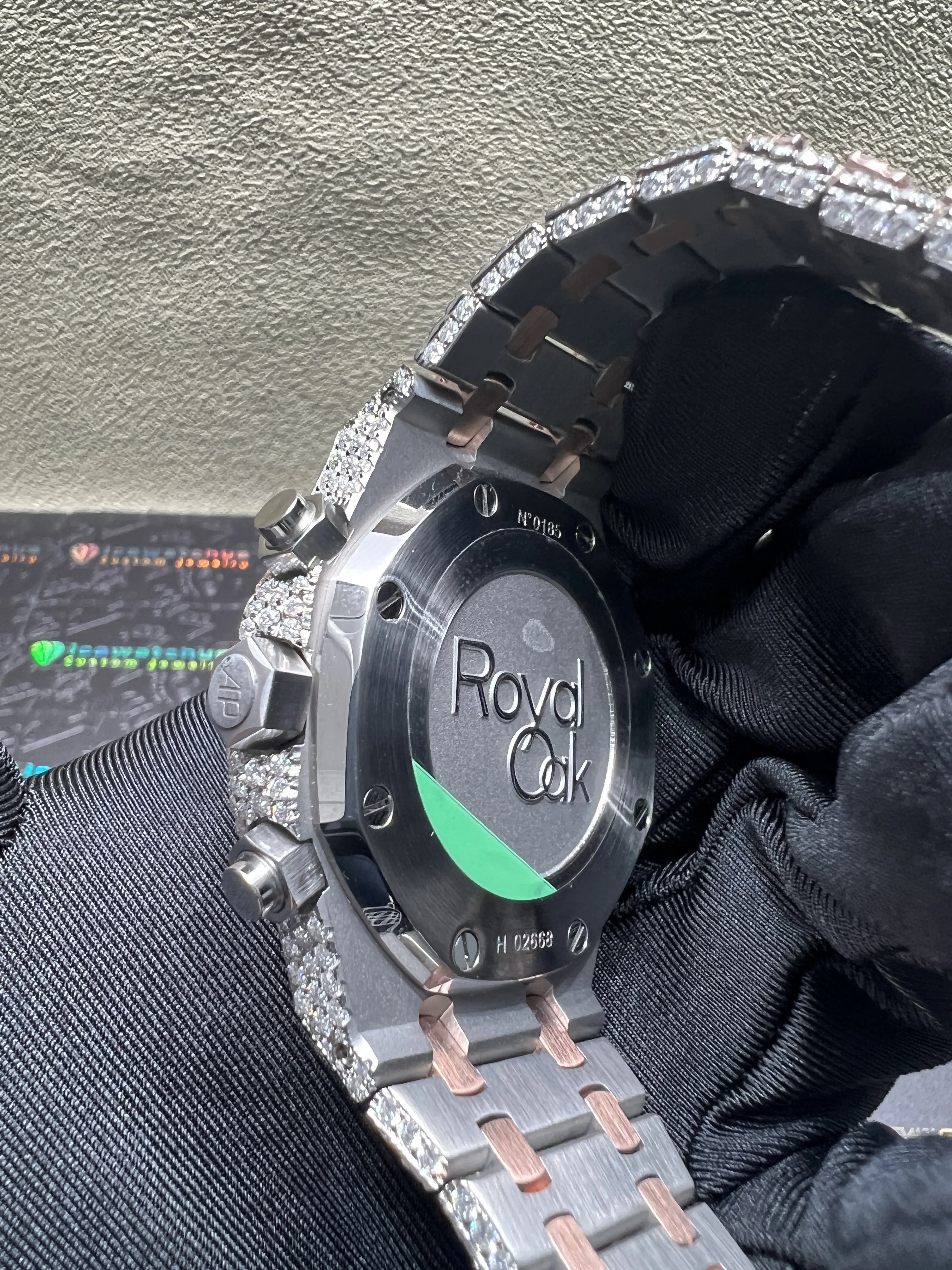 Royal Oak Chronograph Icedout Watch (41mm) D1147519257 — view 7