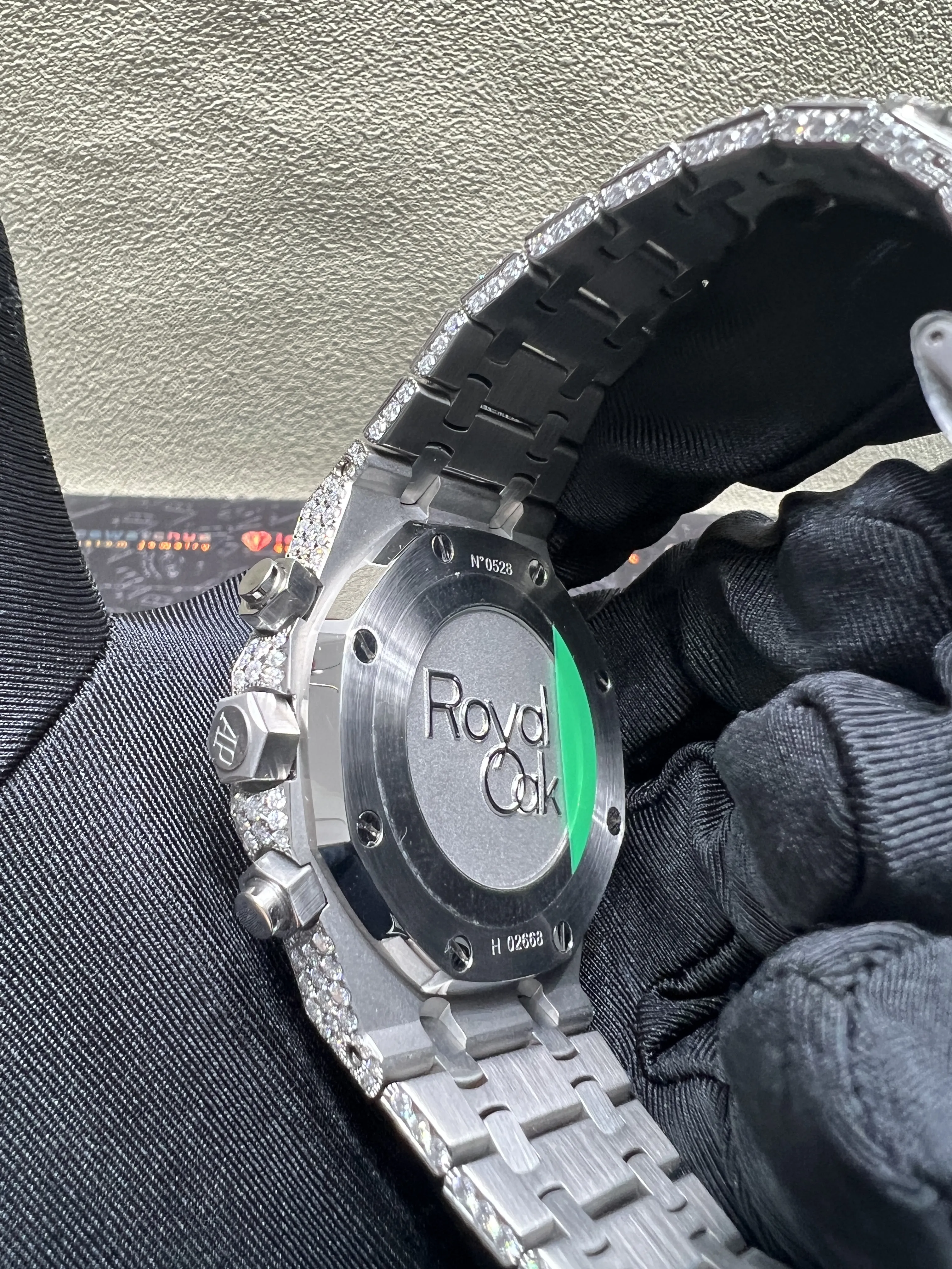 Royal Oak Chronograph 41mm Icedout Watch D1147519256 — view 7