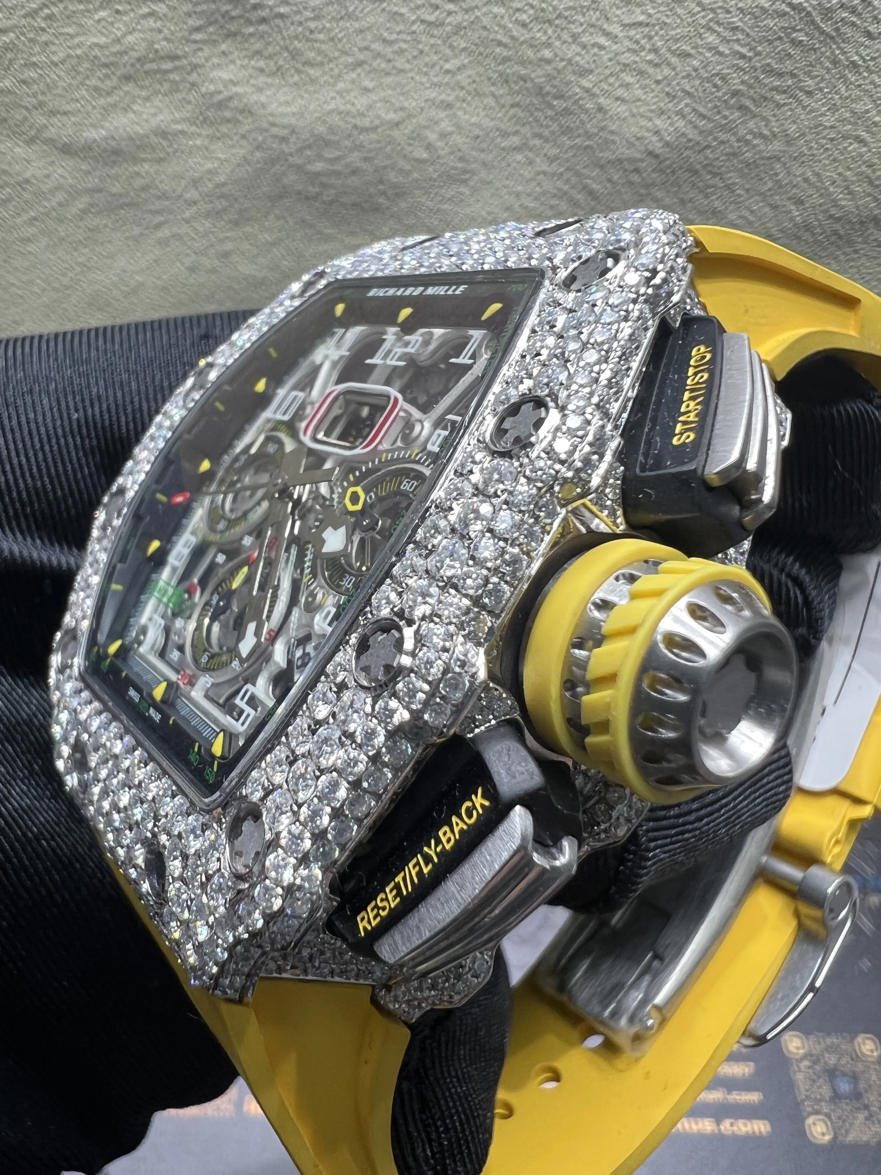 Richard Mille RM011-03 Icedout Chronograph Watch D877519267 — view 5