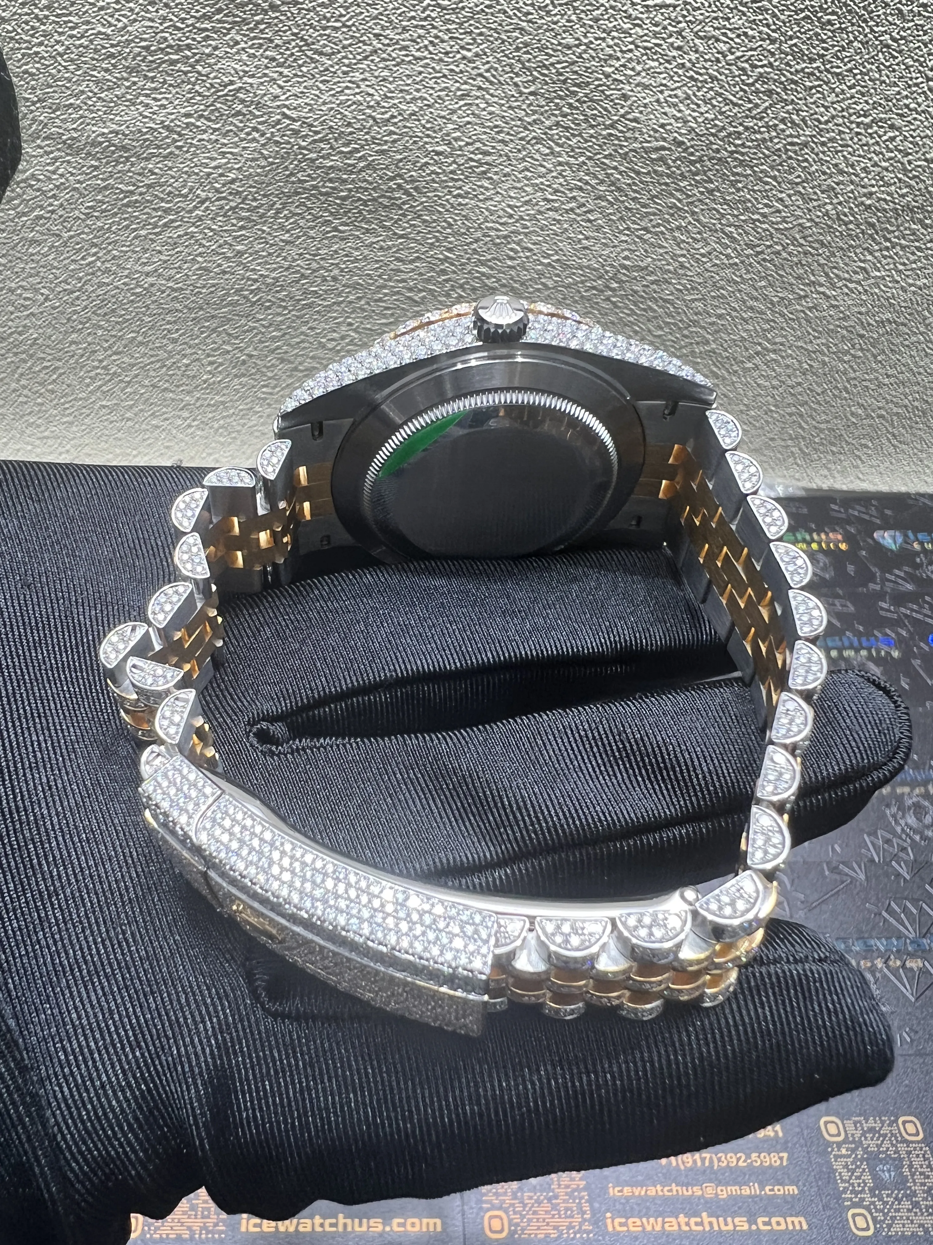 Datejust 41mm Icedout Watch with Roman Dial D1147519269 — view 8