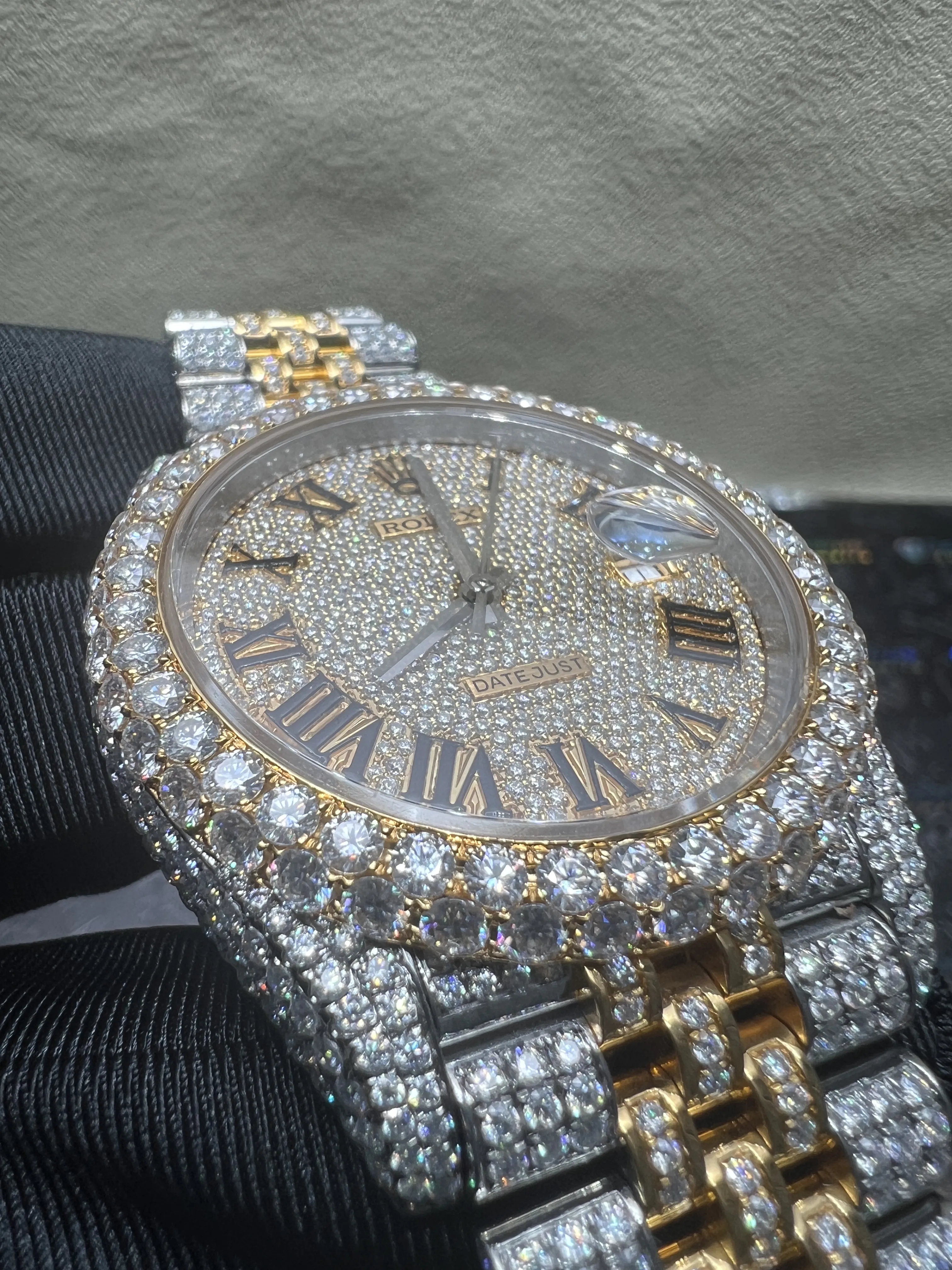 Datejust 41mm Icedout Watch with Roman Dial D1147519269 — view 9