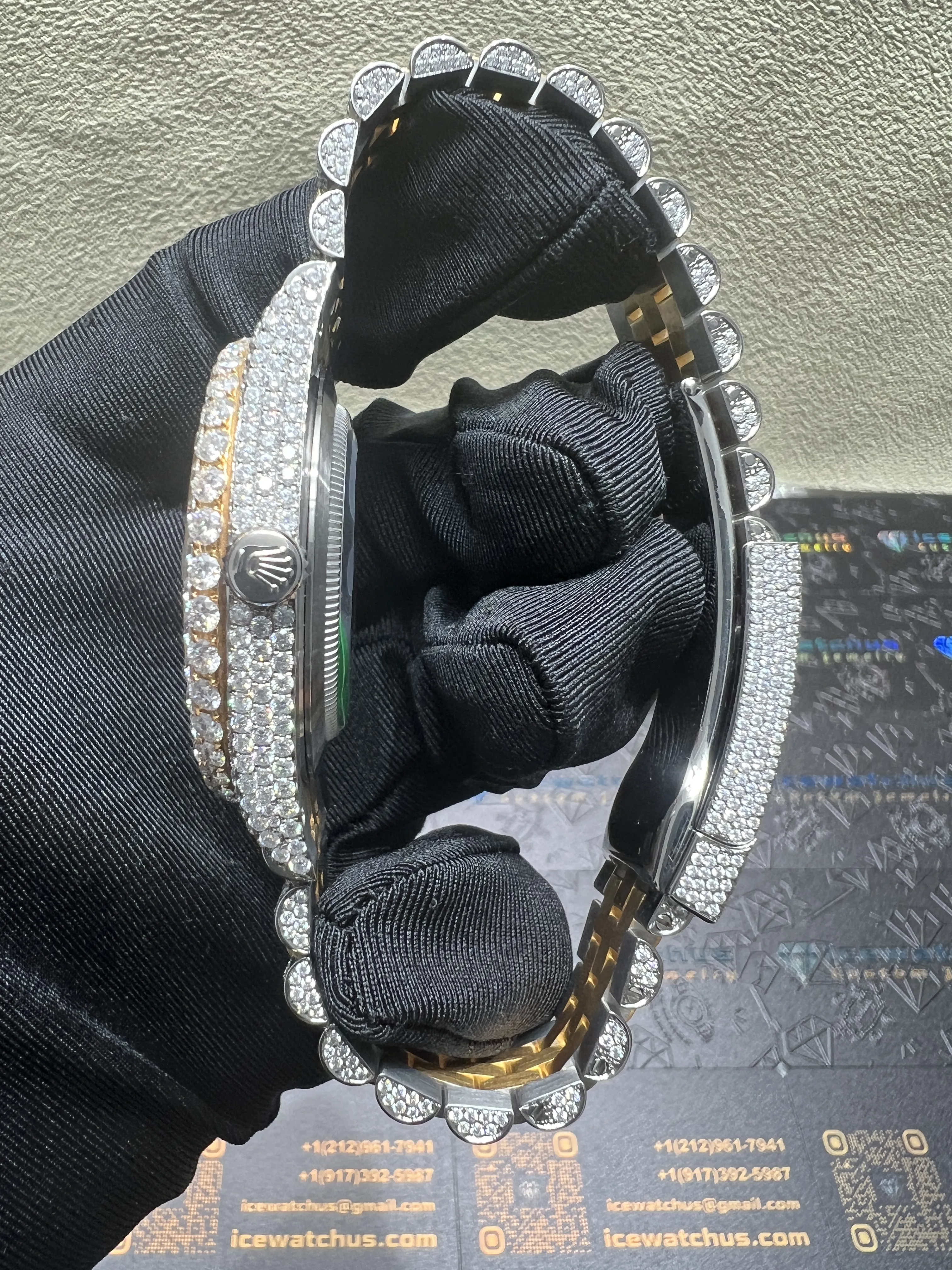 Datejust 41mm Icedout Watch with Roman Dial D1147519269 — view 5
