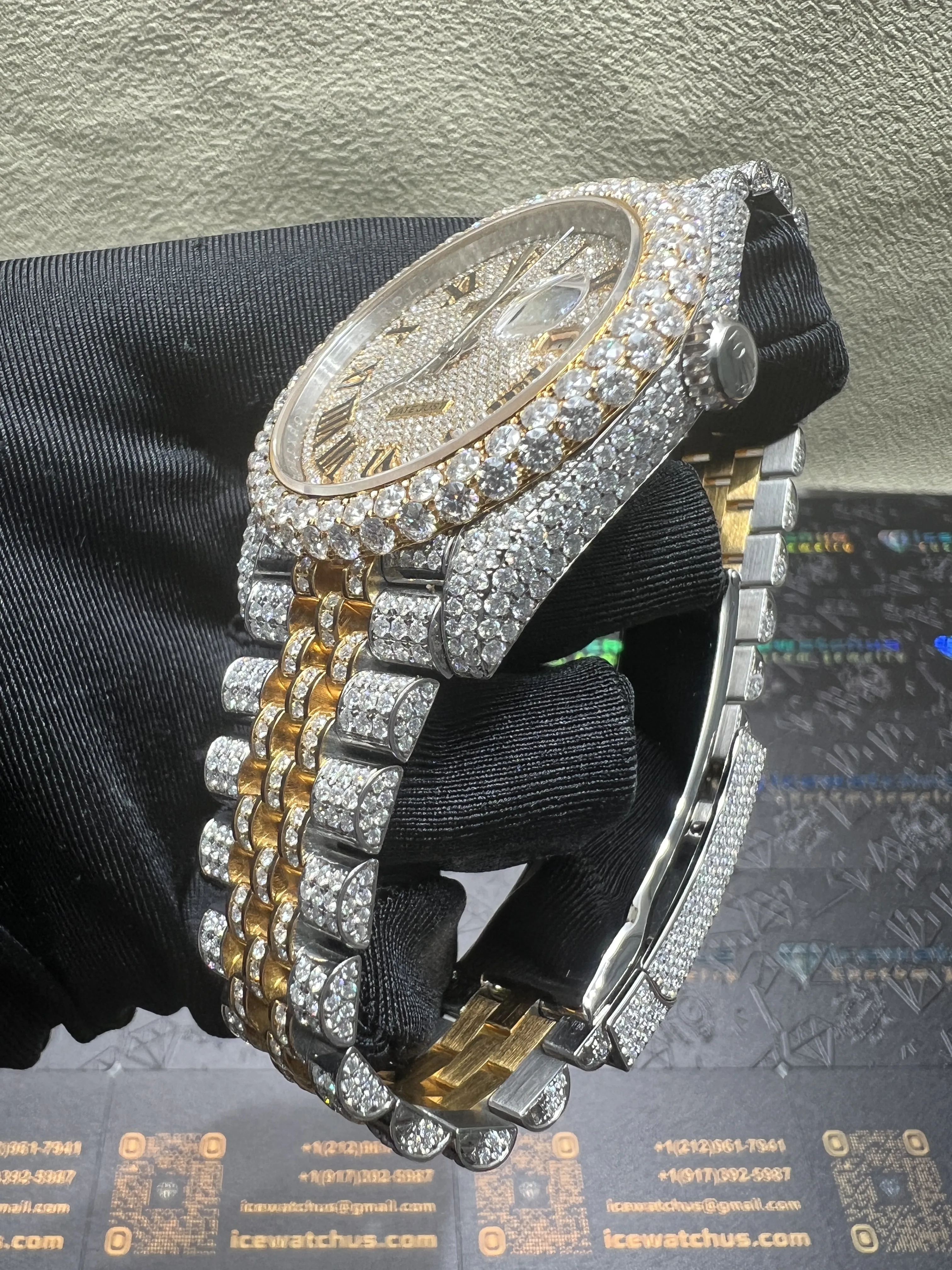 Datejust 41mm Icedout Watch with Roman Dial D1147519269 — view 4