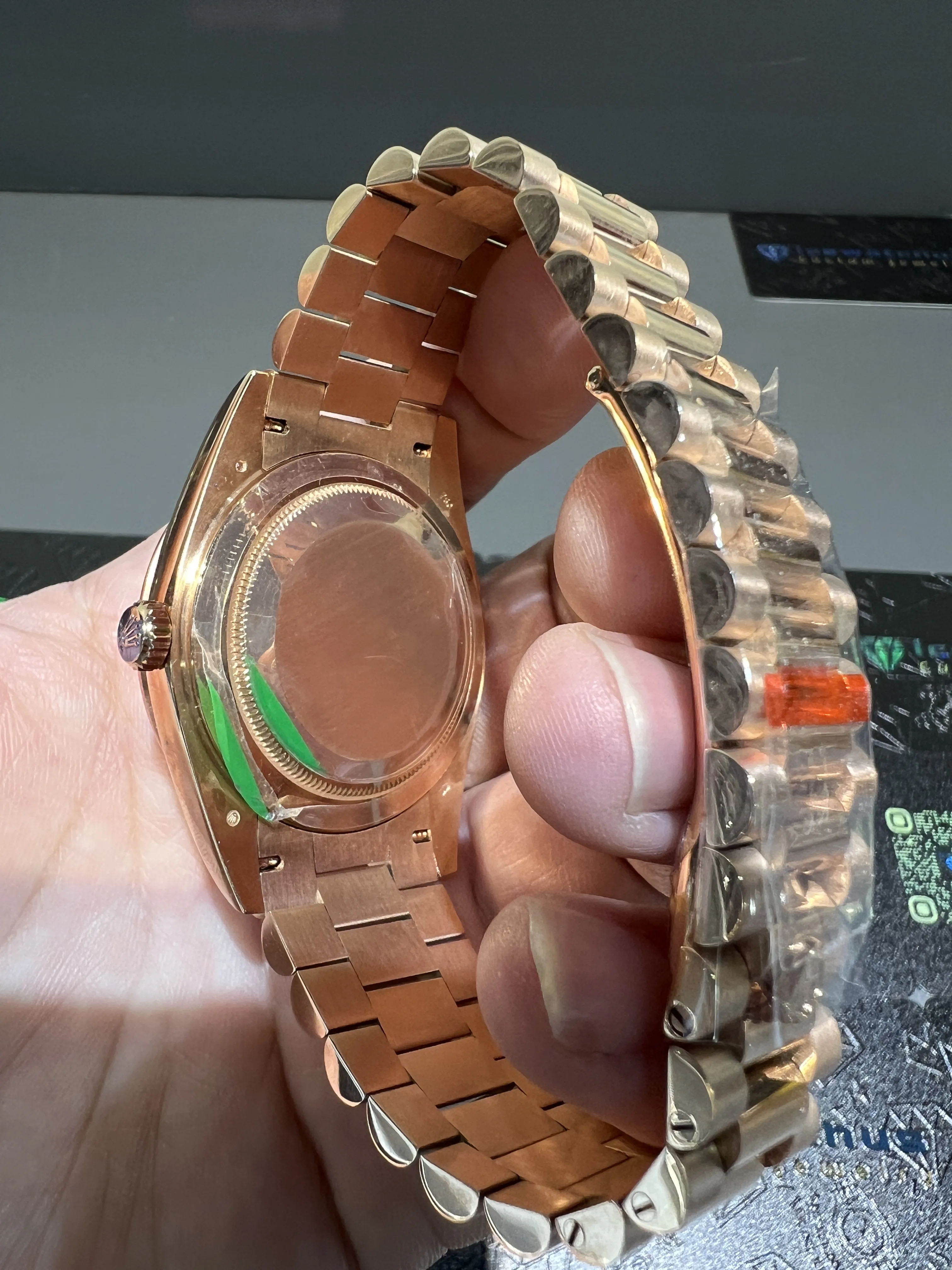 Day-Date 40mm Pavé Dial Icedout Watch D641319270 — view 6