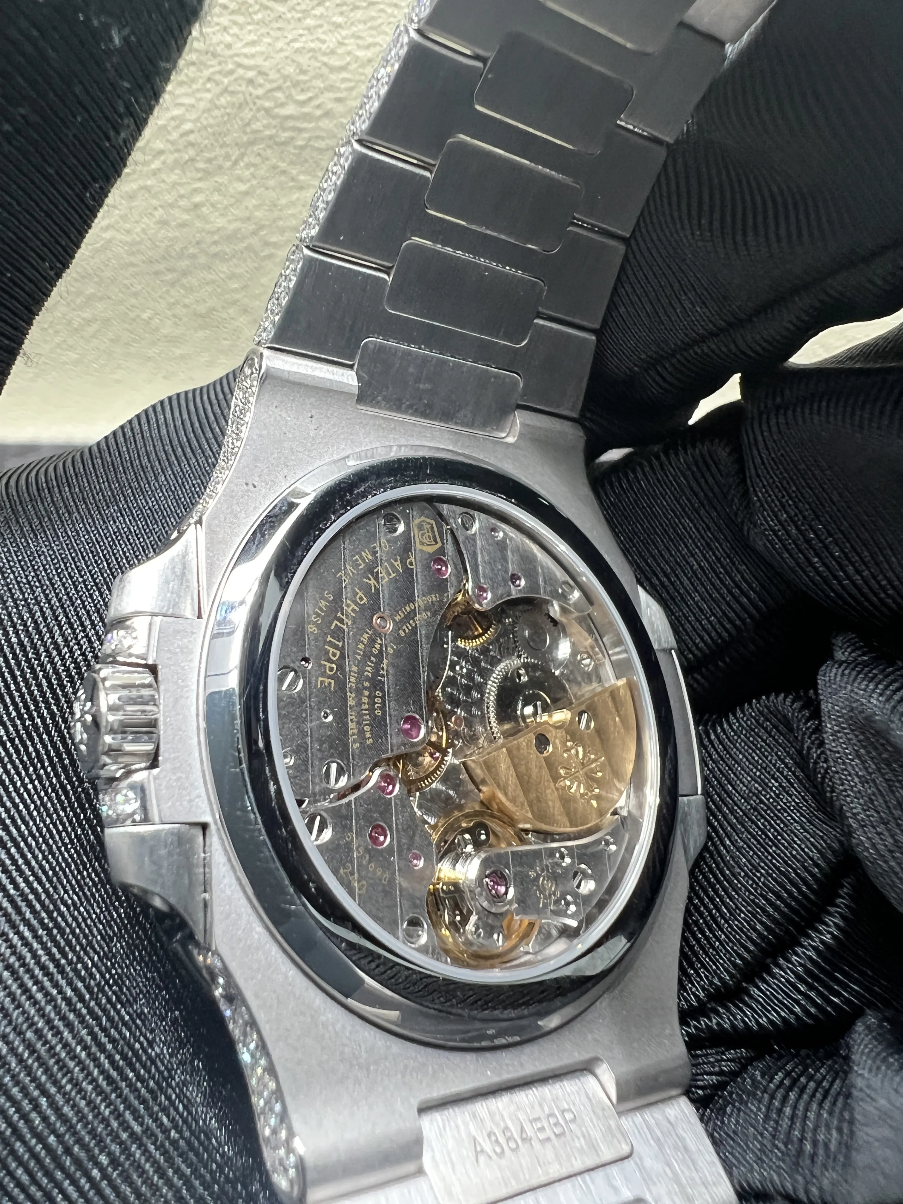 Nautilus 5712 Icedout Watch with Baguette Bezel D2362519275 — view 10