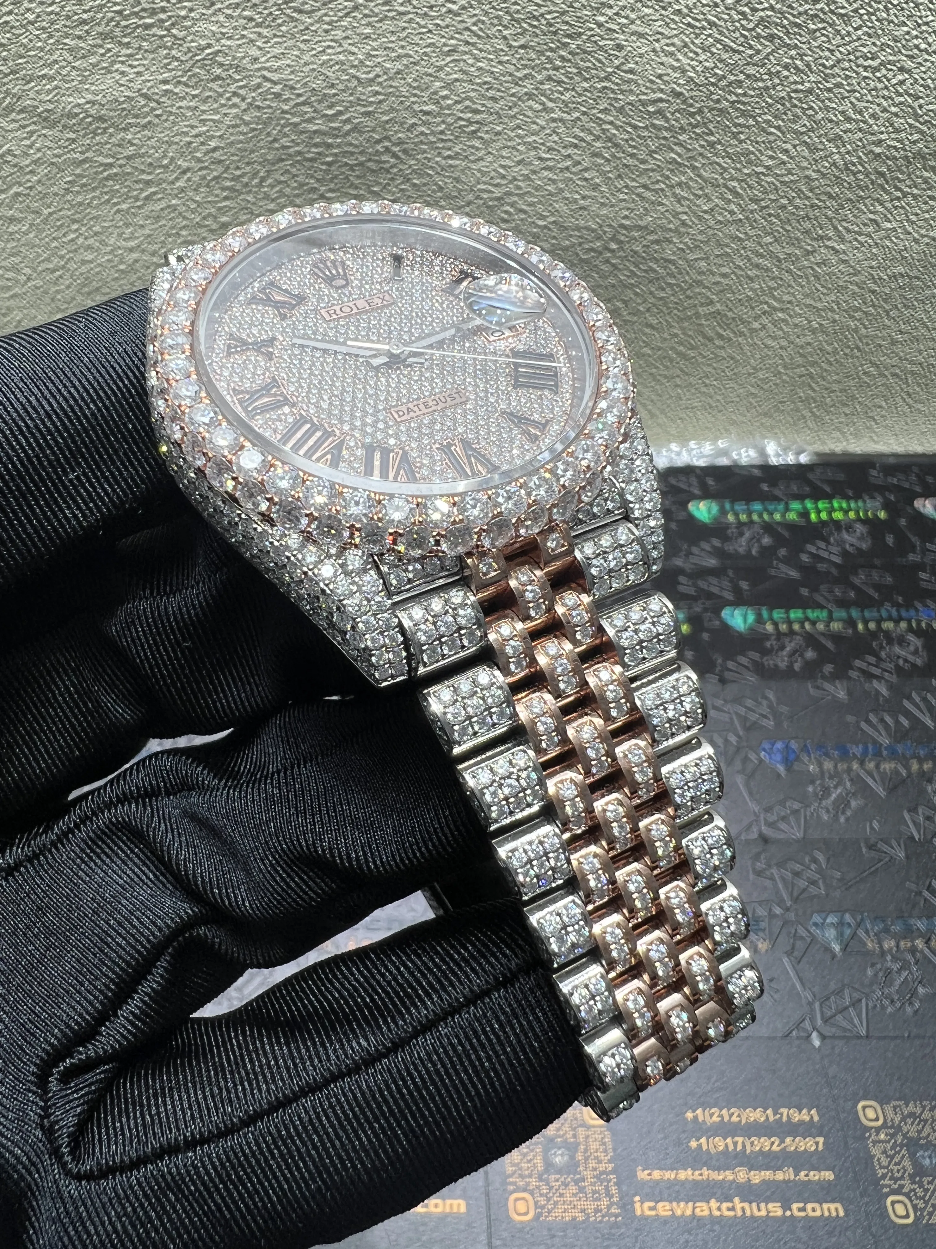 Datejust 41mm Icedout Two-Tone Watch D1147519280 — view 3