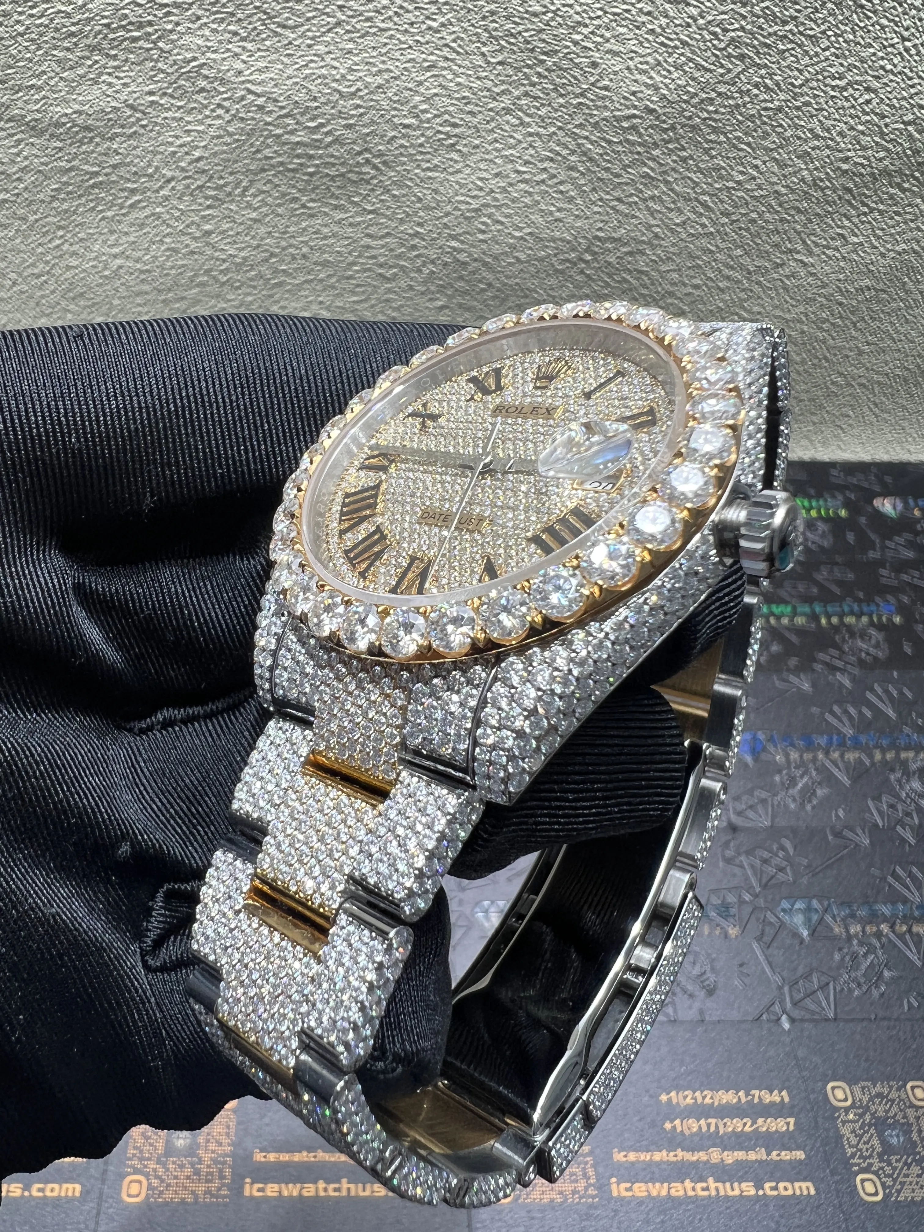 Datejust 41mm Icedout Two-Tone Watch D1147519284 — view 5