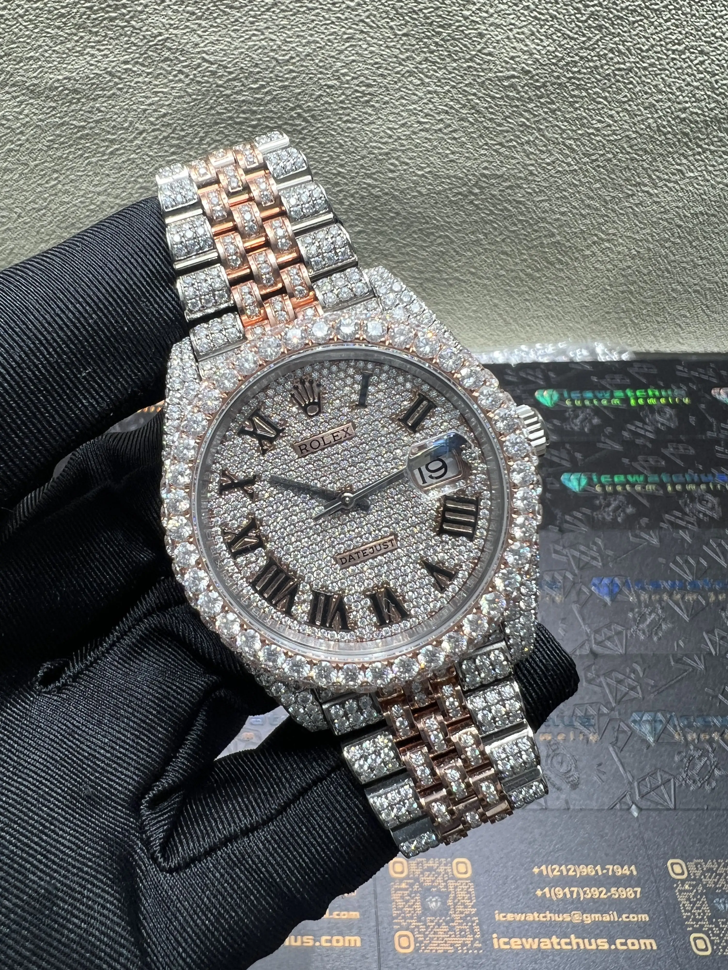 Datejust 41mm Icedout Two-Tone Watch D1147519280 — view 2