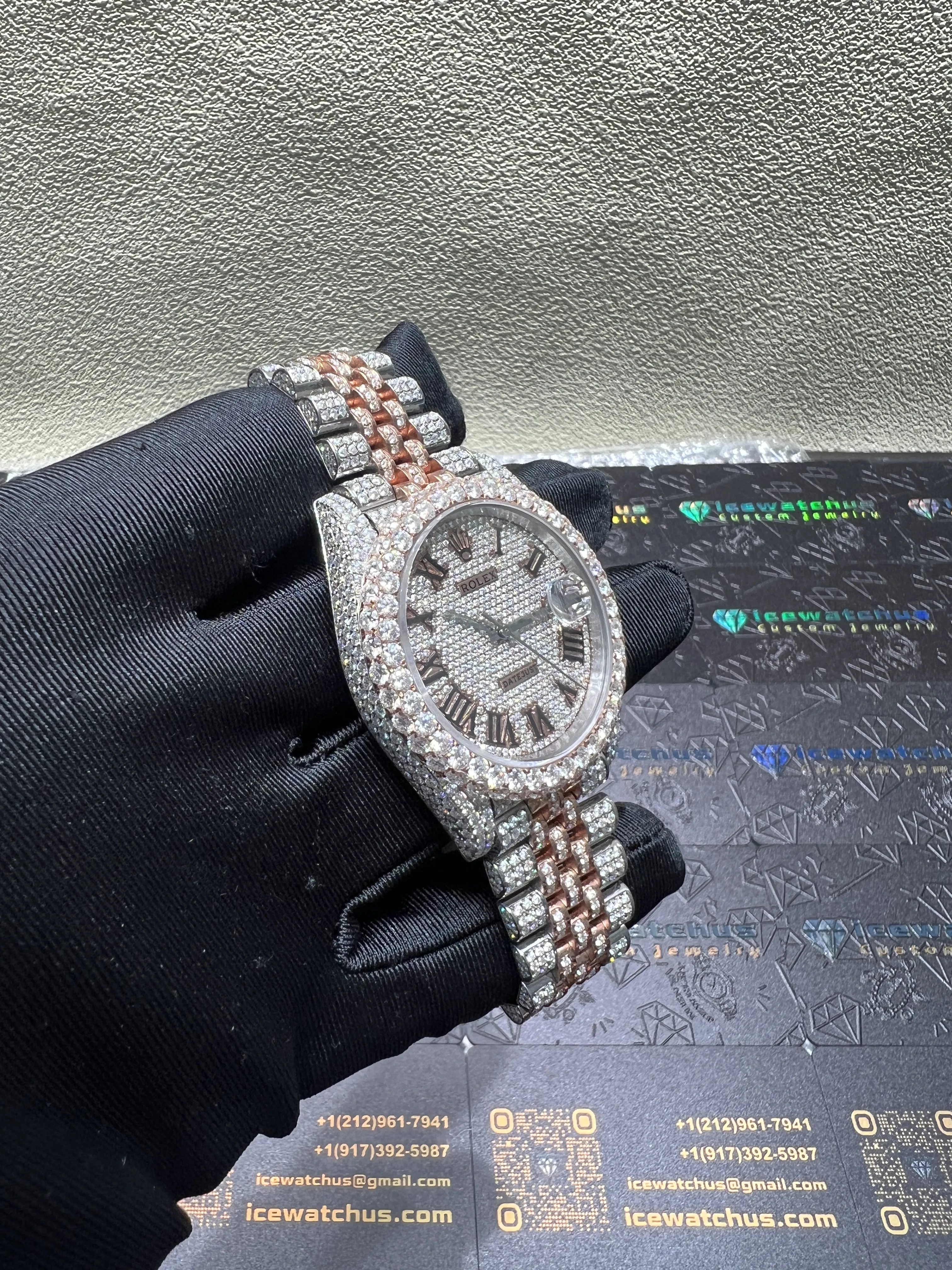 Datejust 41mm Icedout Two-Tone Watch D1147519280 — view 9