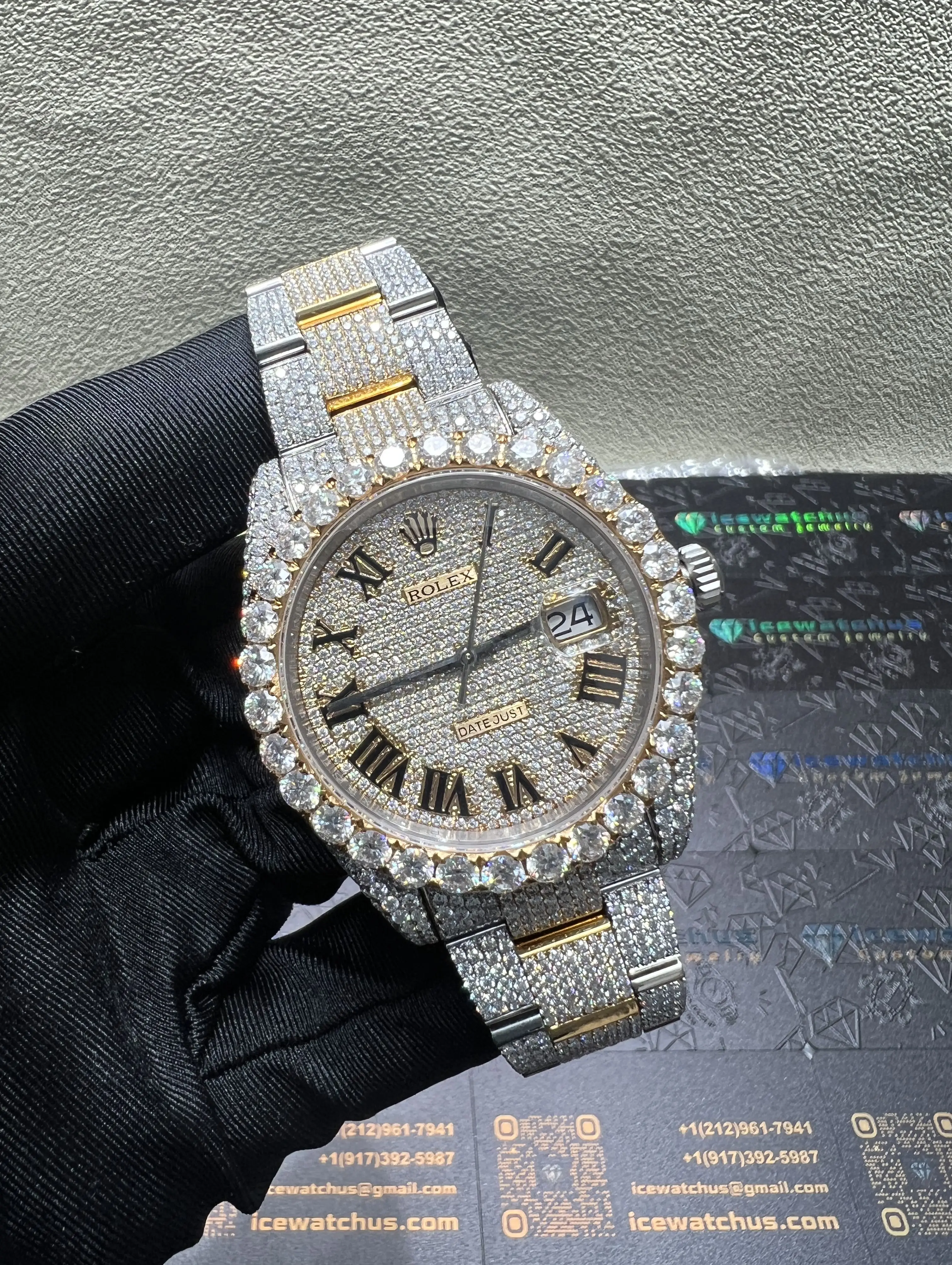 Datejust 41mm Icedout Two-Tone Watch D1147519284 — view 2