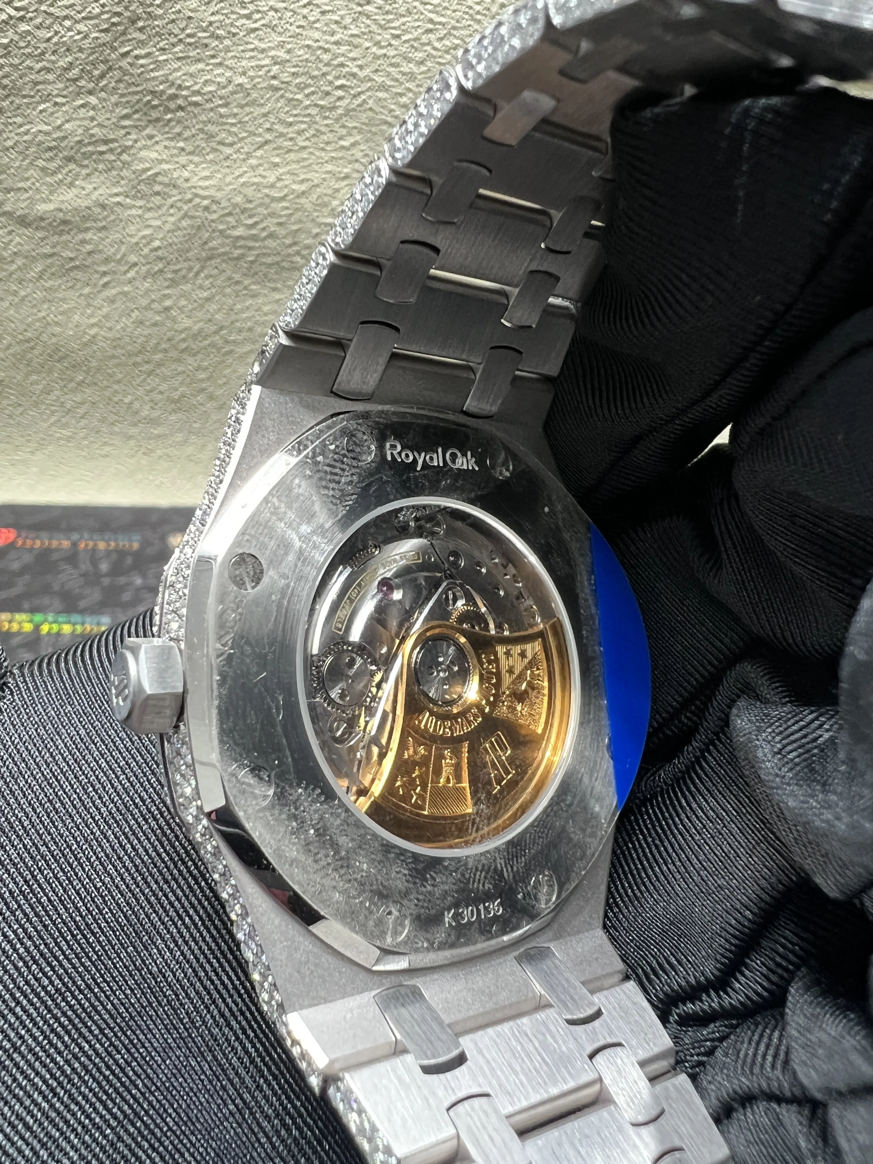 Royal Oak 15400 Icedout Pavé Diamond Watch D1215019287 — view 7