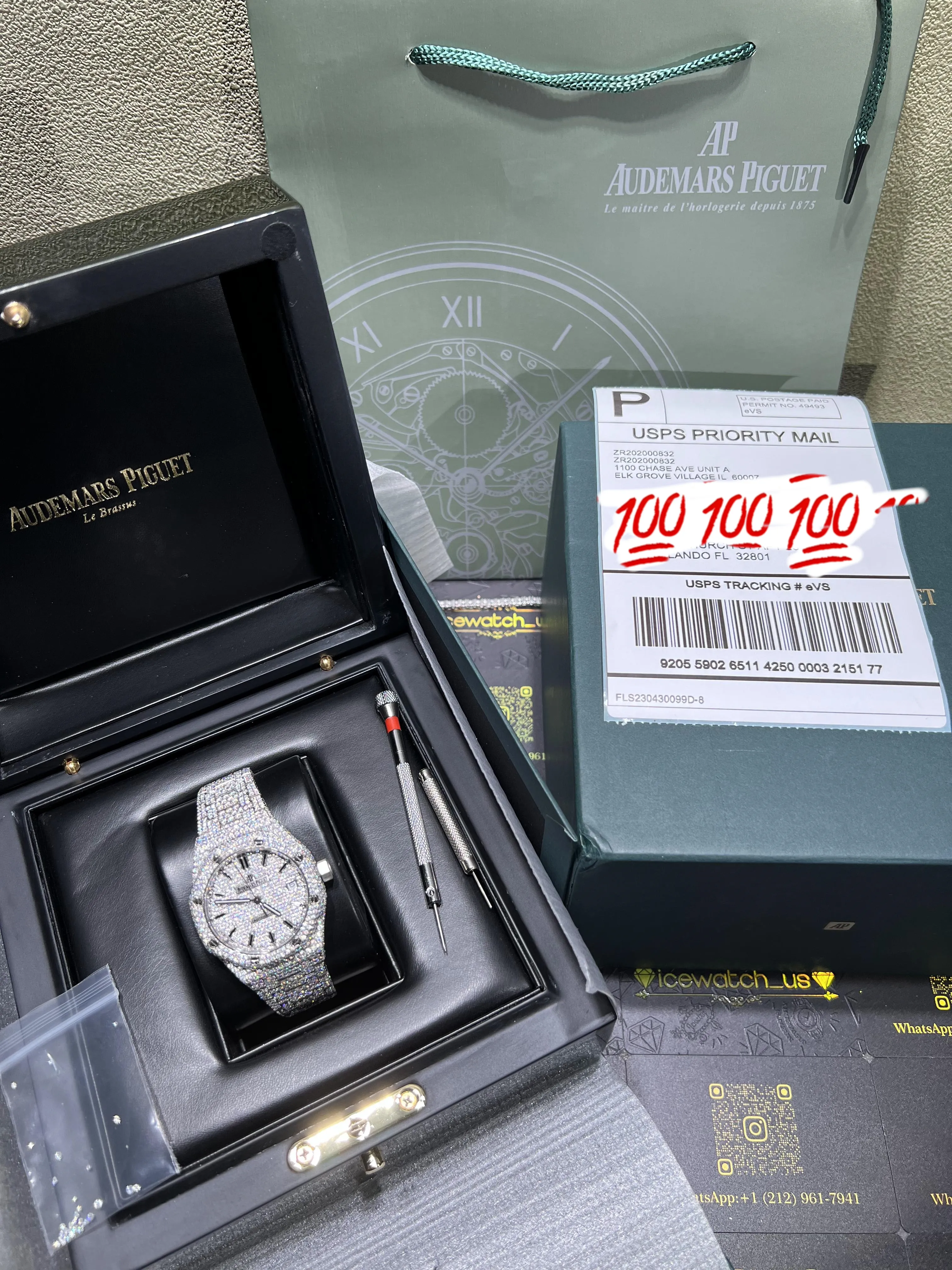 Royal Oak Full Pavé Icedout Watch