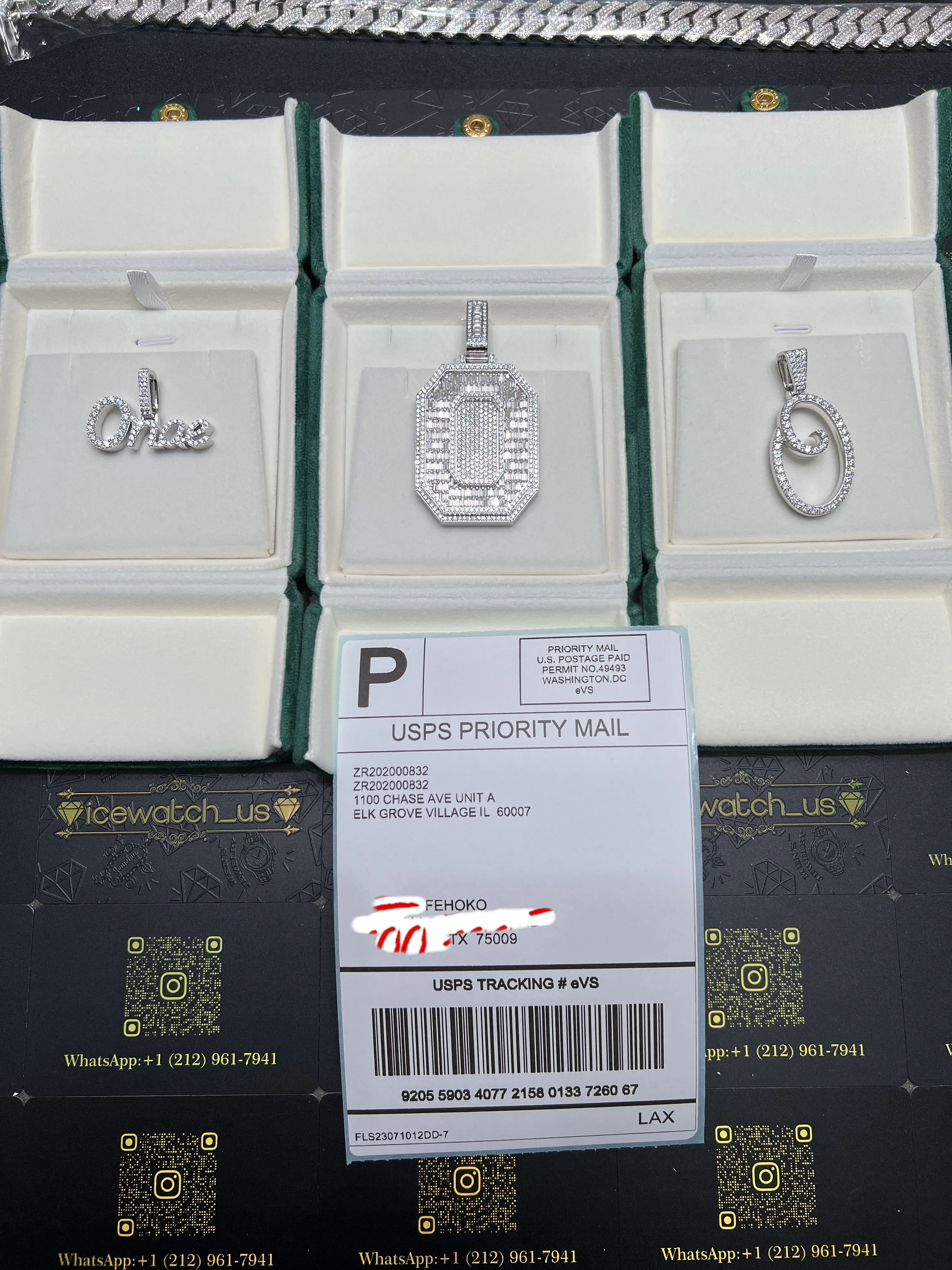 Crystal Pavé Initial and Geometric Pendants