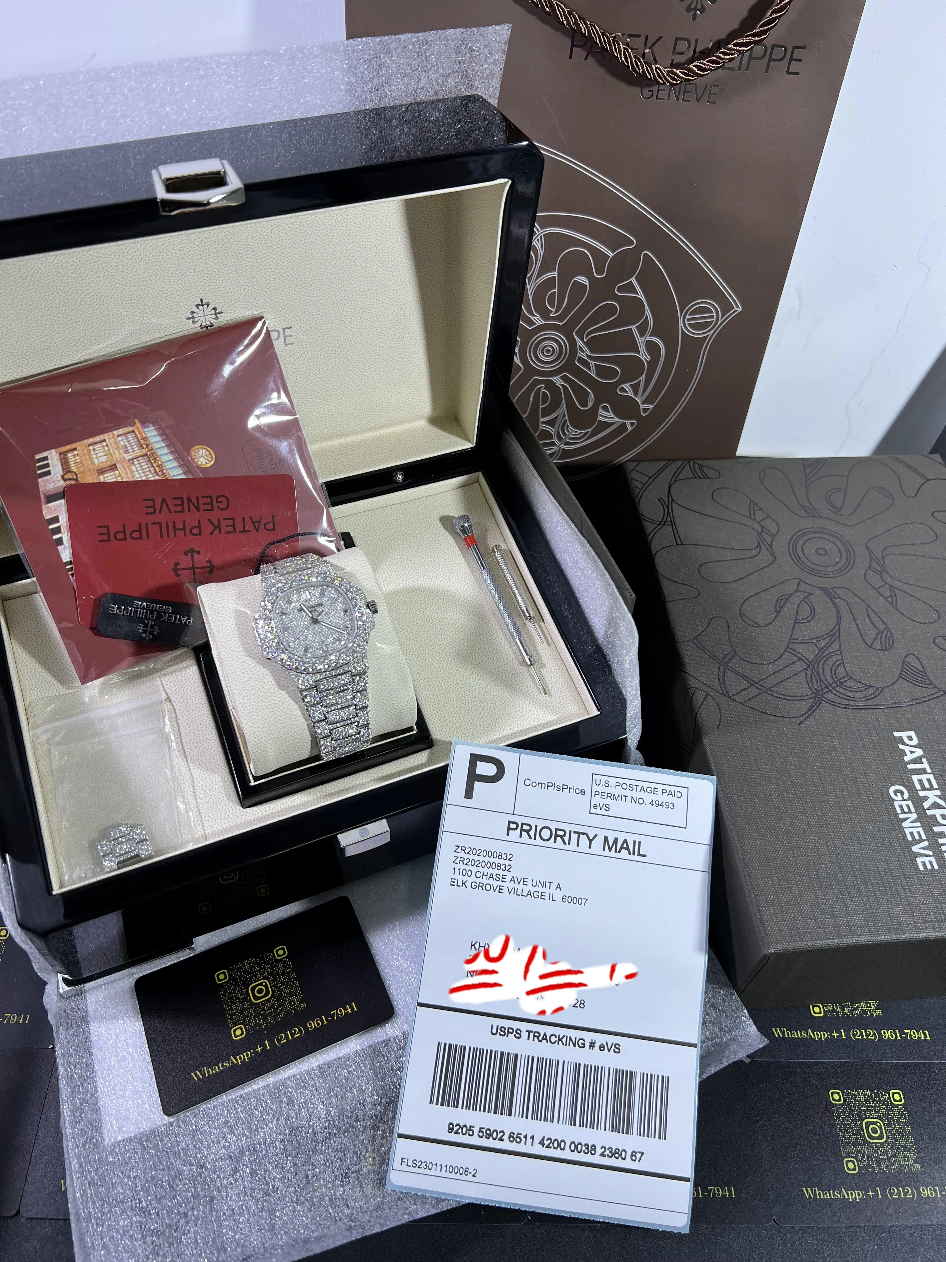 Nautilus Full Pavé Icedout Watch