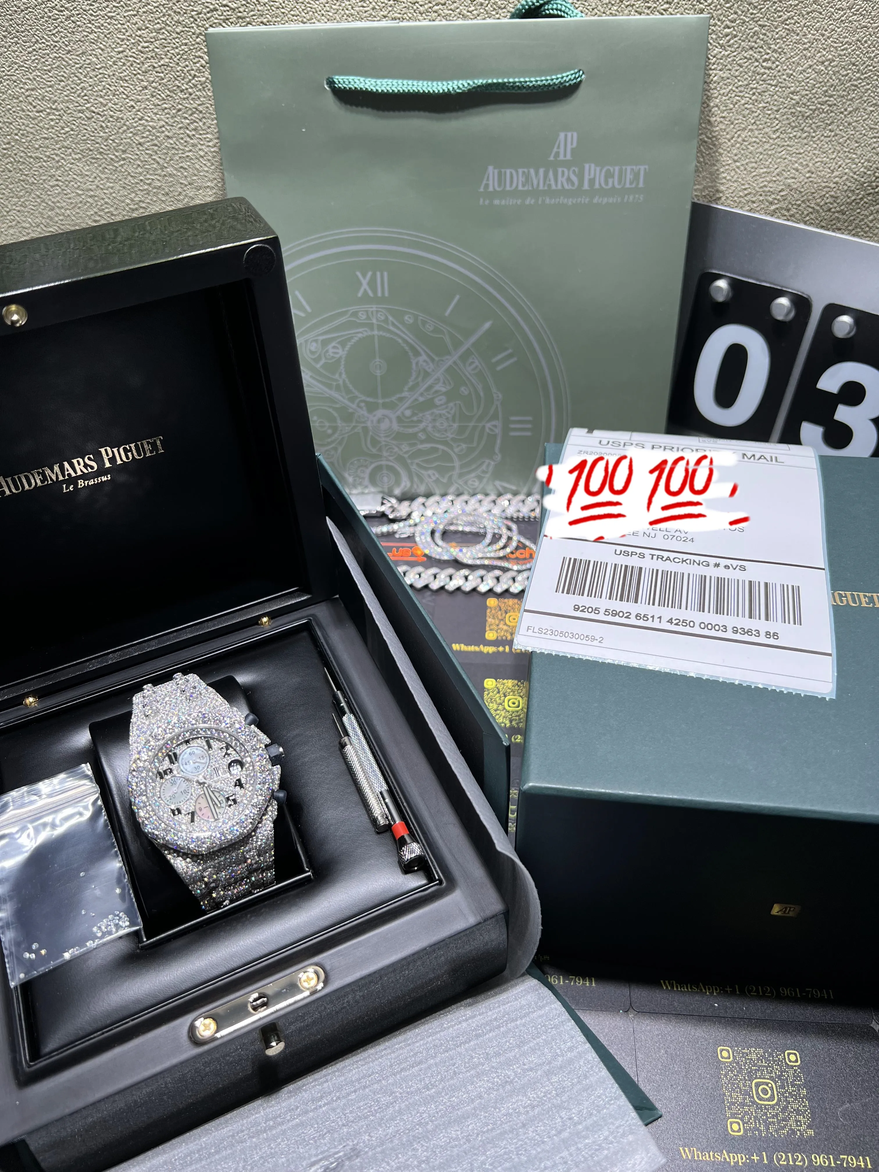 Royal Oak Offshore Pavé Diamond Icedout Watch