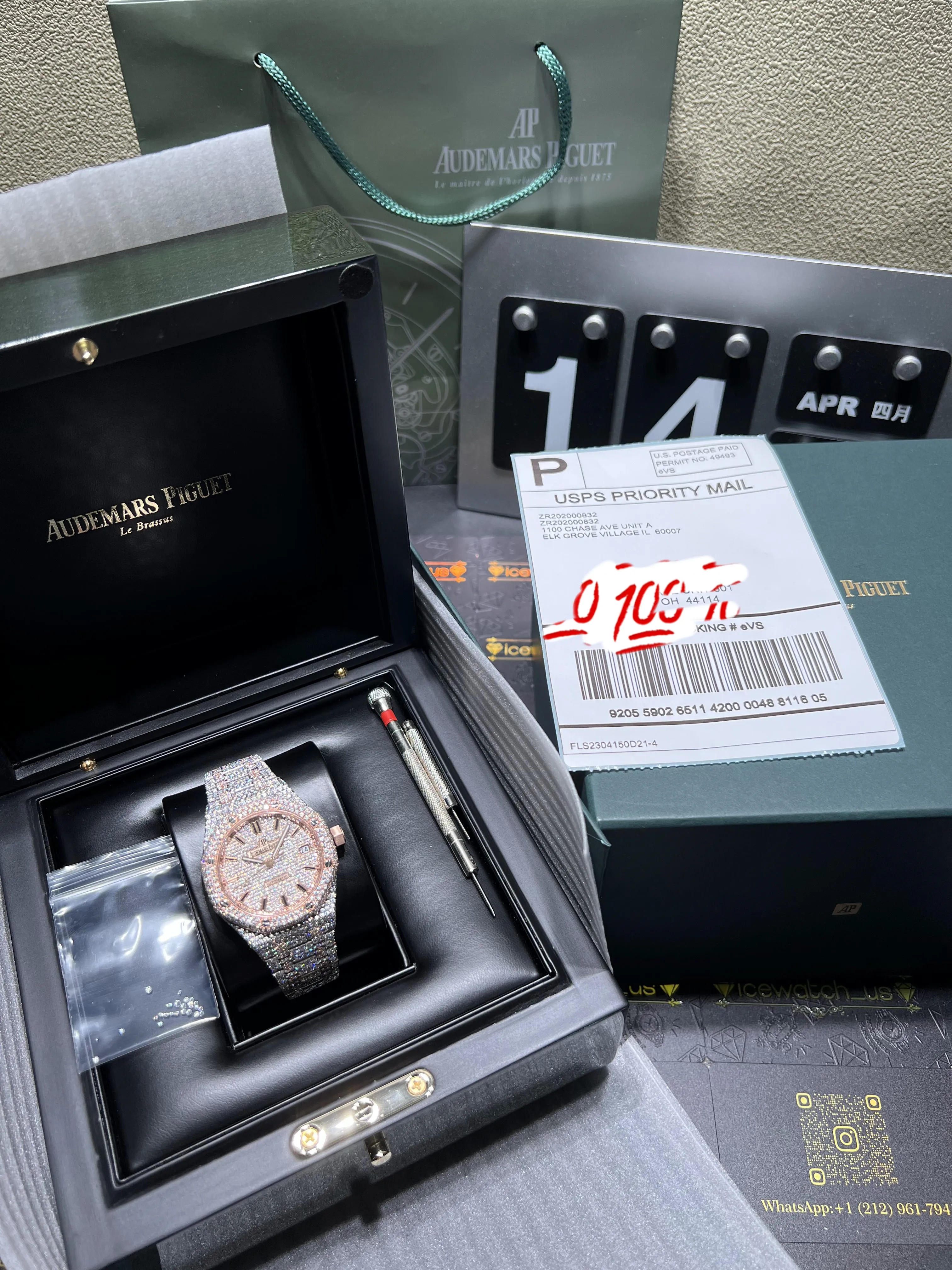 Royal Oak Pavé Diamond Icedout Watch