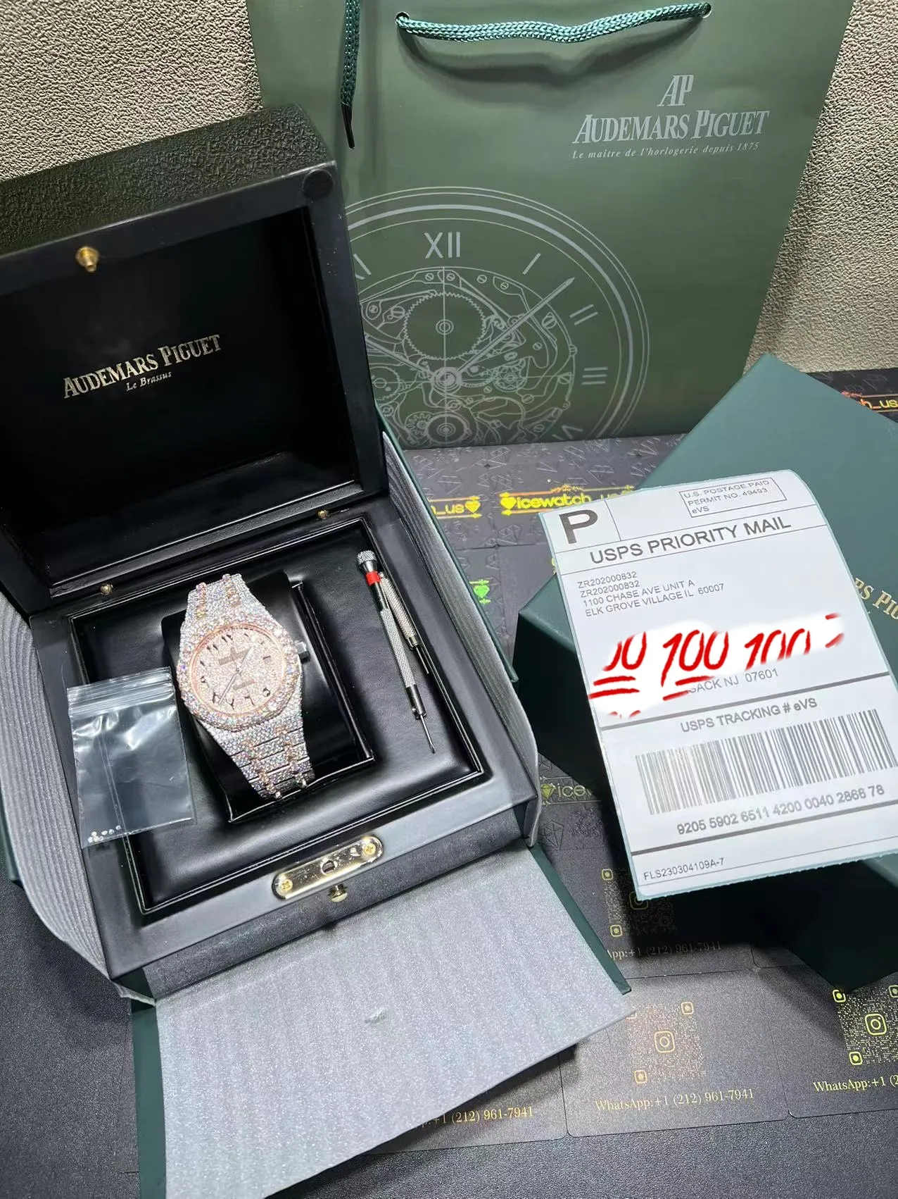 Royal Oak Pavé Diamond Icedout Watch