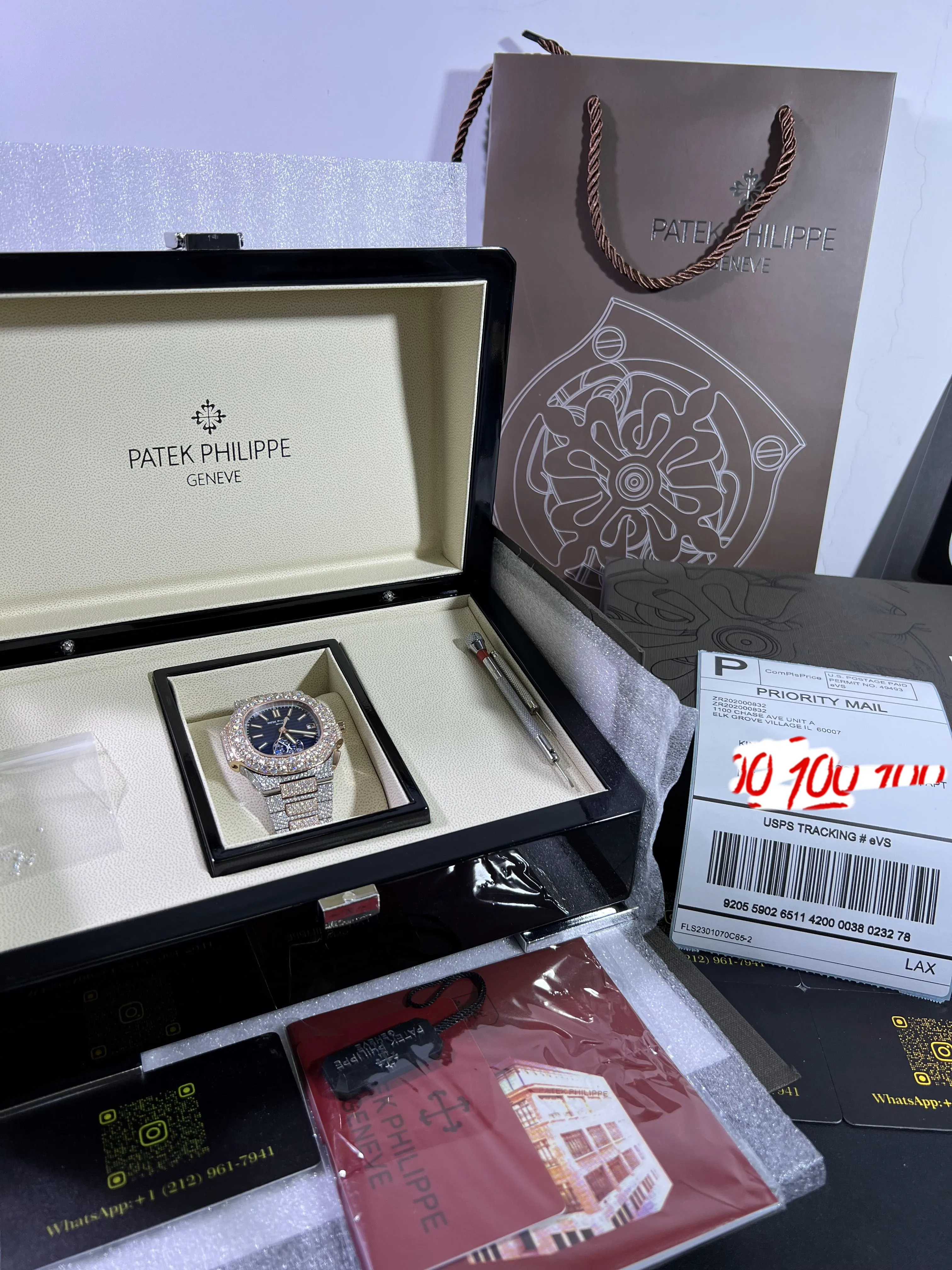 Nautilus Diamond-Set Icedout Watch