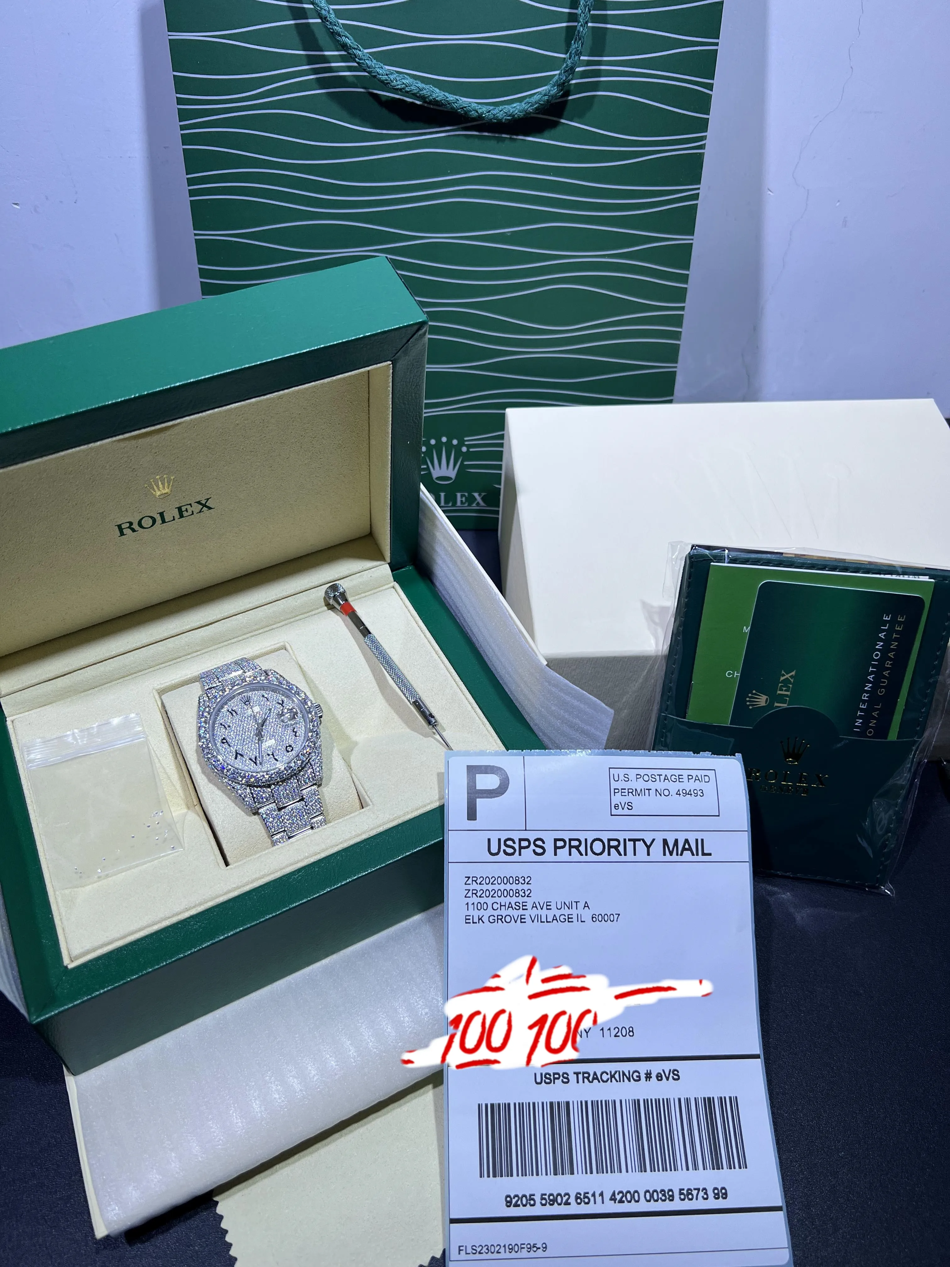 Datejust Pavé Diamond Icedout Watch