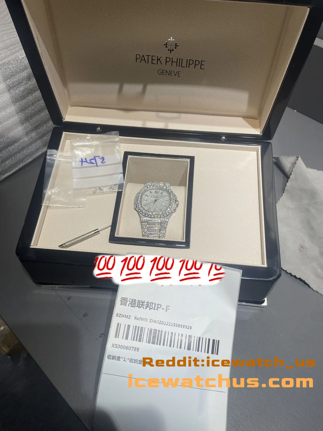 Nautilus Full Pavé Icedout Watch