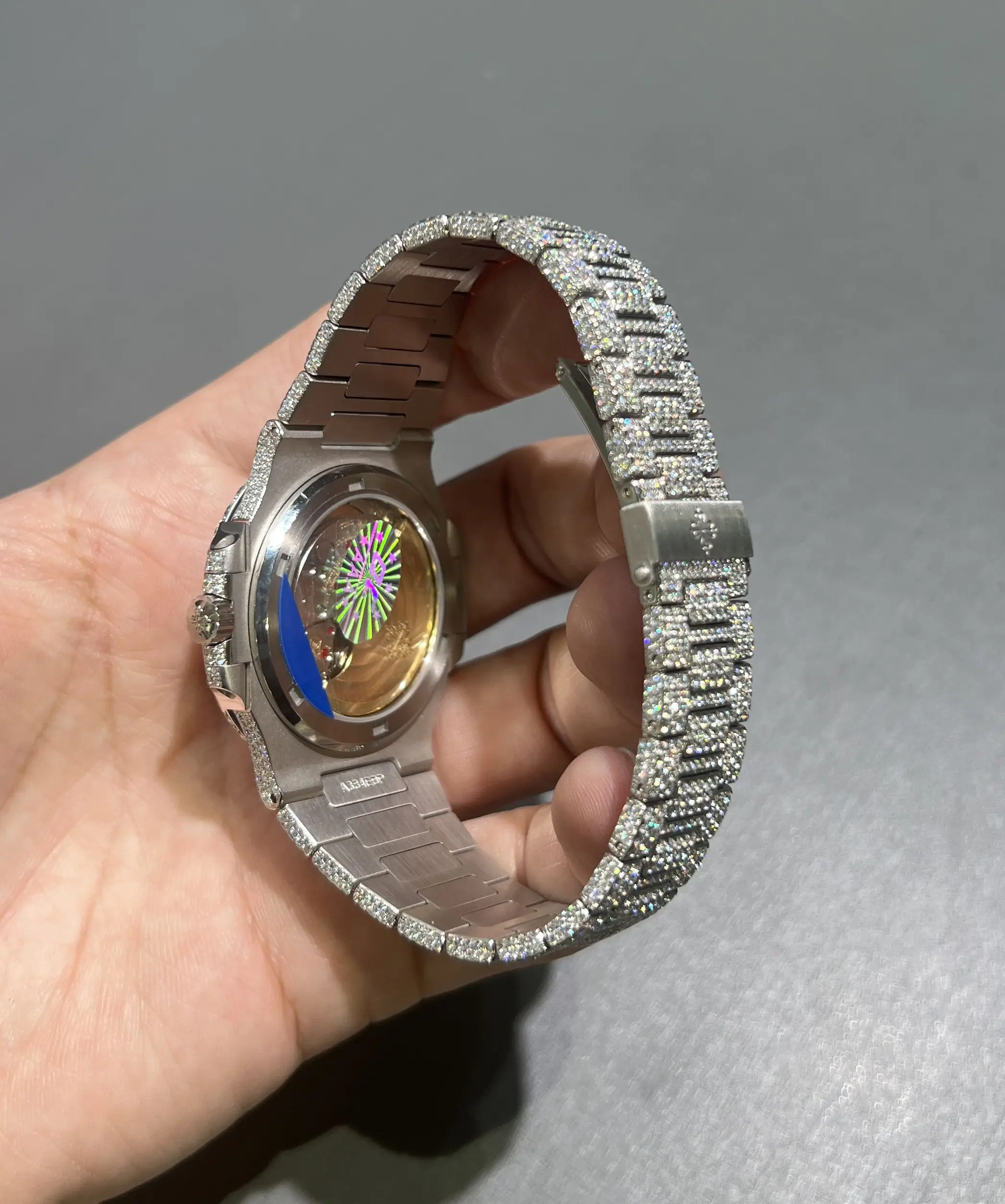 Nautilus 5711 Icedout Watch with White Dial D1080019306 — view 7
