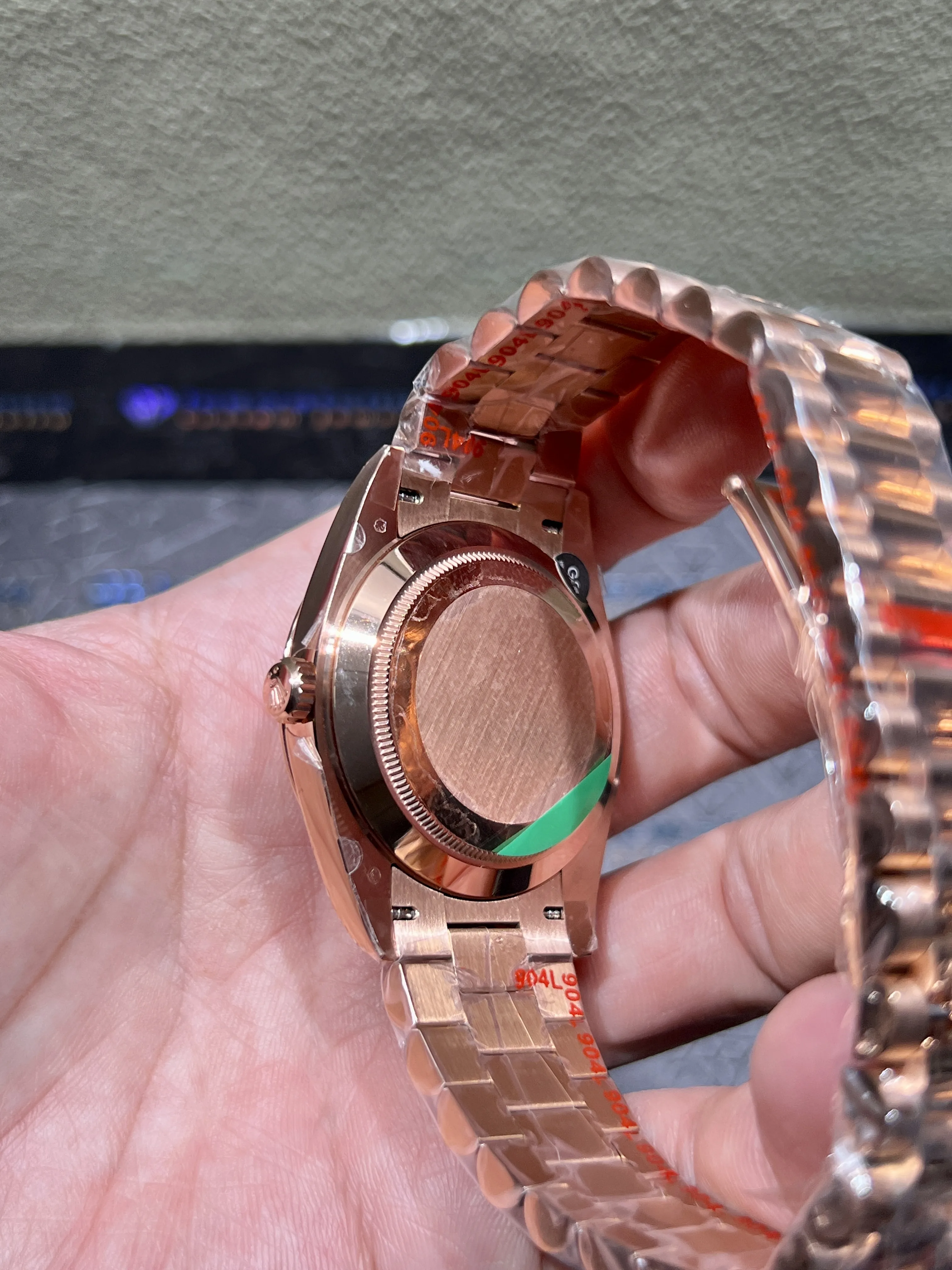 Day-Date 40mm Rose Gold Watch with Brown Dial D417219319 — view 10