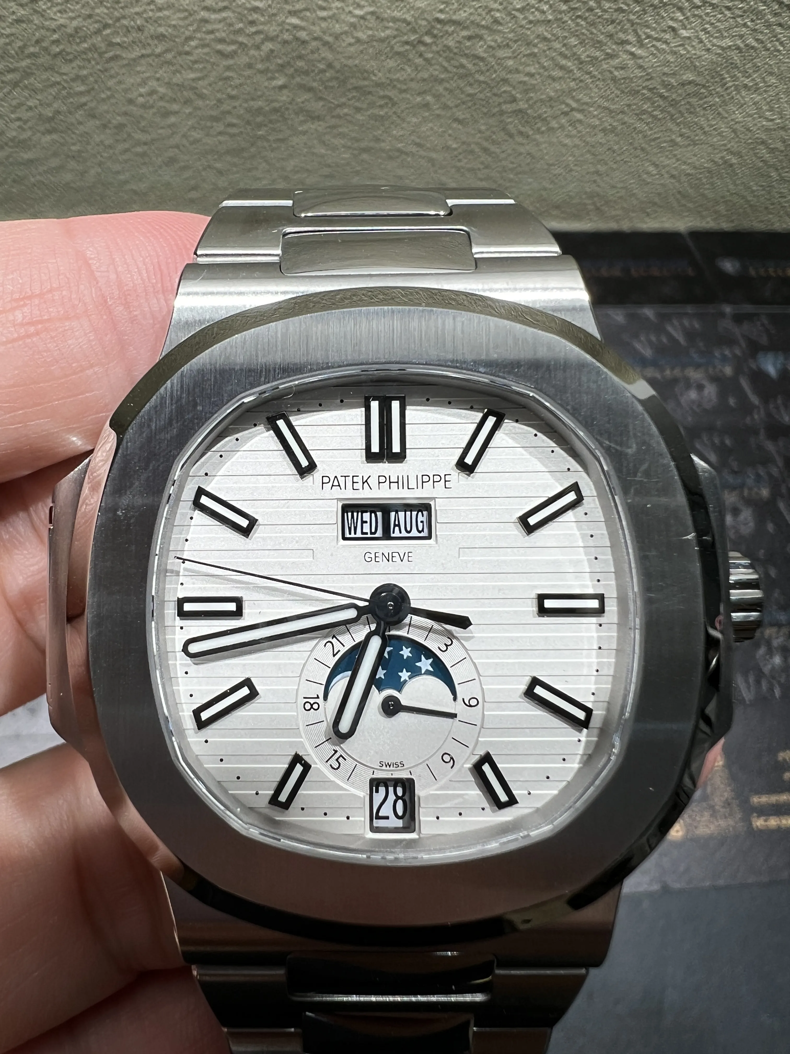 Nautilus 5726 Annual Calendar Stainless Steel Watch D531919328 — view 8
