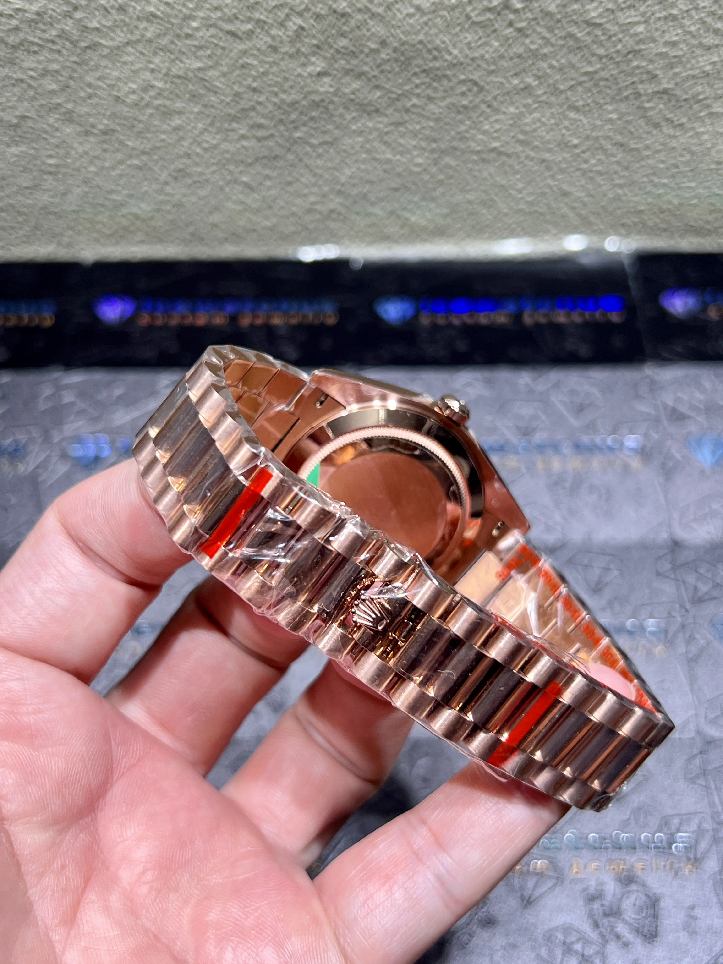 Day-Date 40mm Rose Gold Watch with Brown Dial D417219319 — view 11