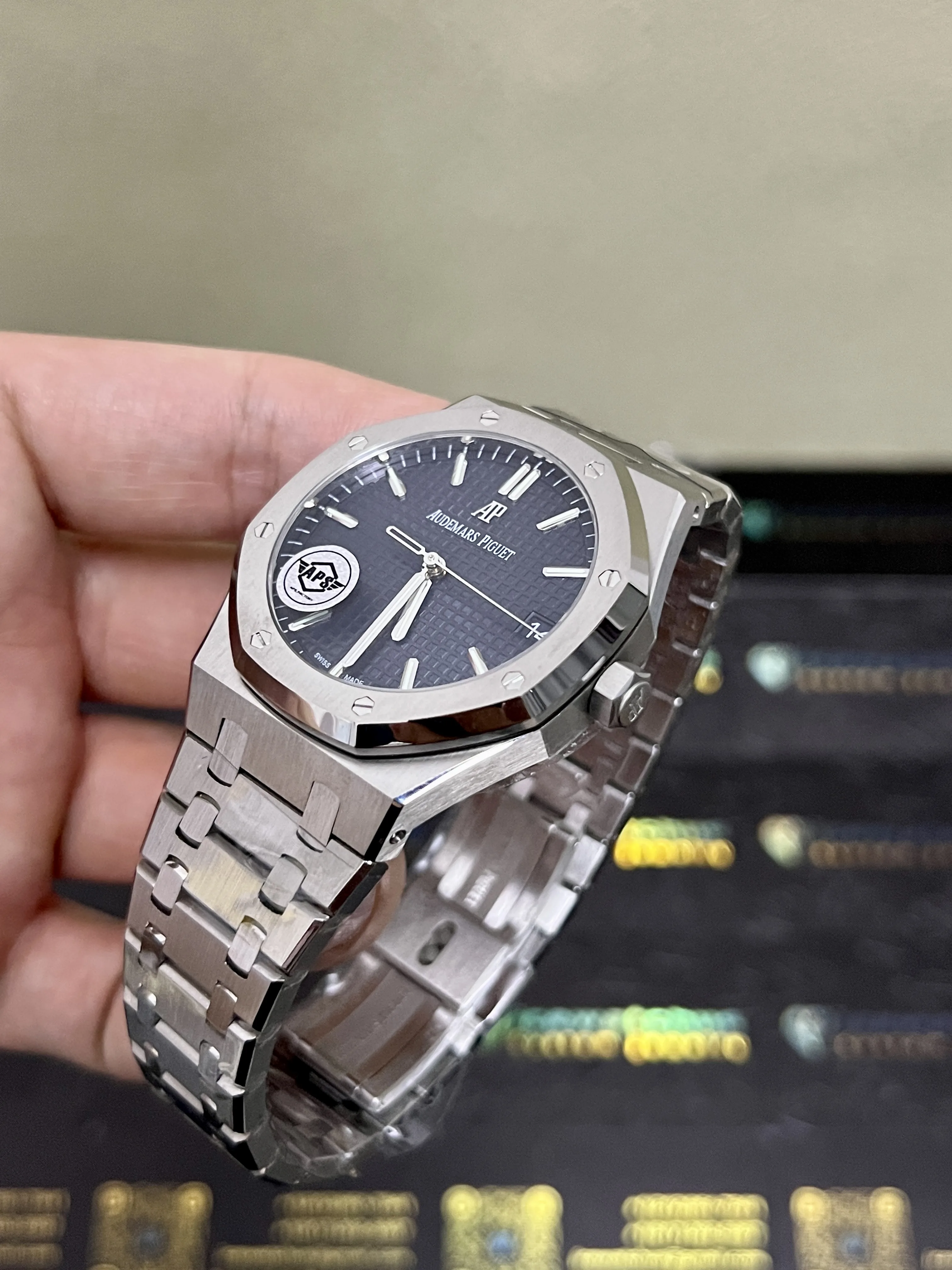 Royal Oak 15500 Automatic 41mm Blue Dial Watch D437419326 — view 4