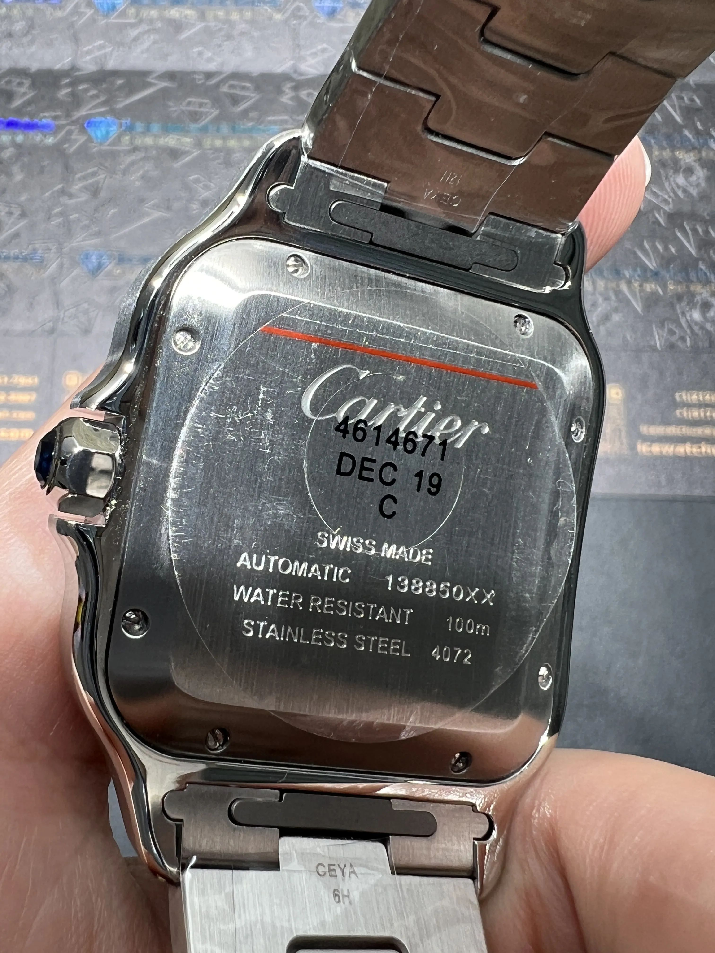 Santos de Cartier XL Automatic Watch D403719327 — view 12