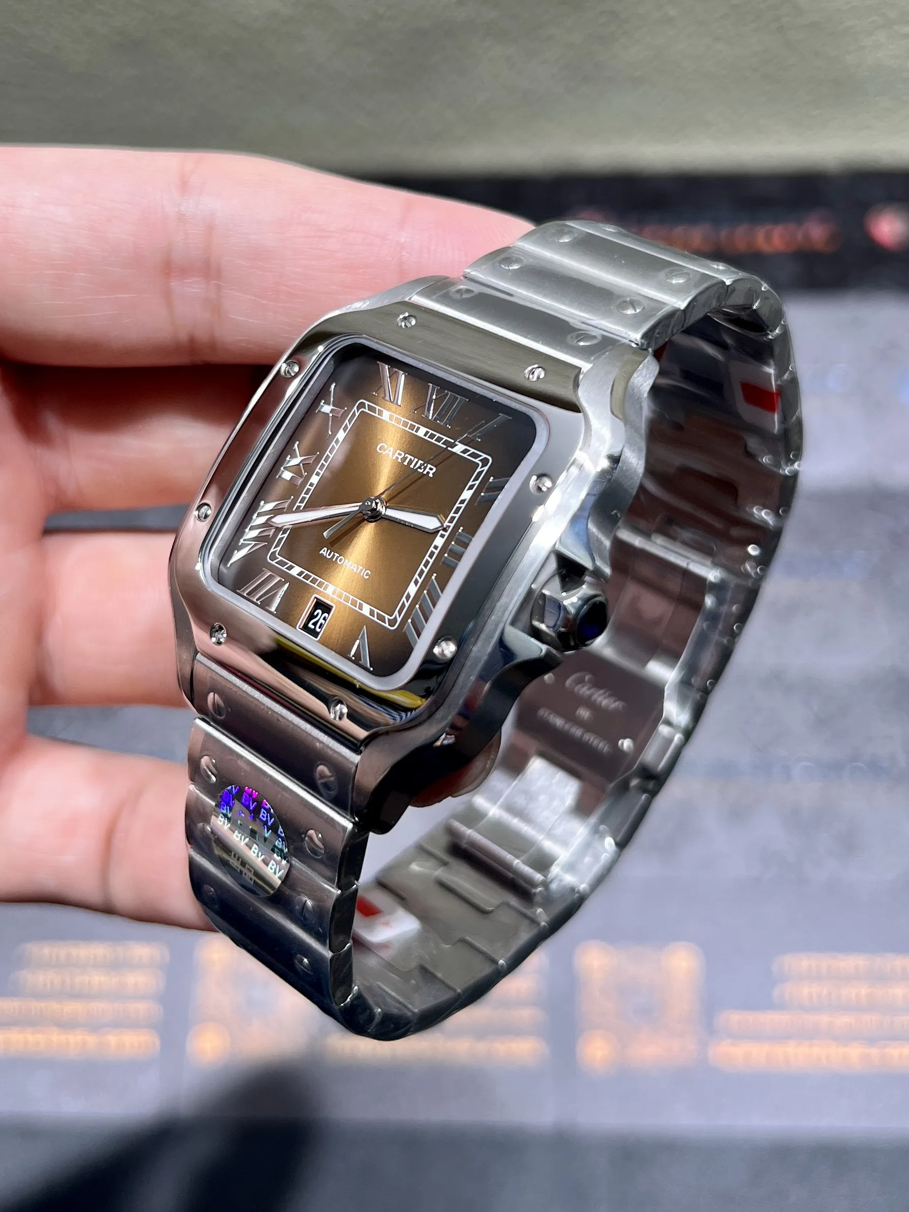 Santos de Cartier XL Automatic Watch D403719327 — view 6