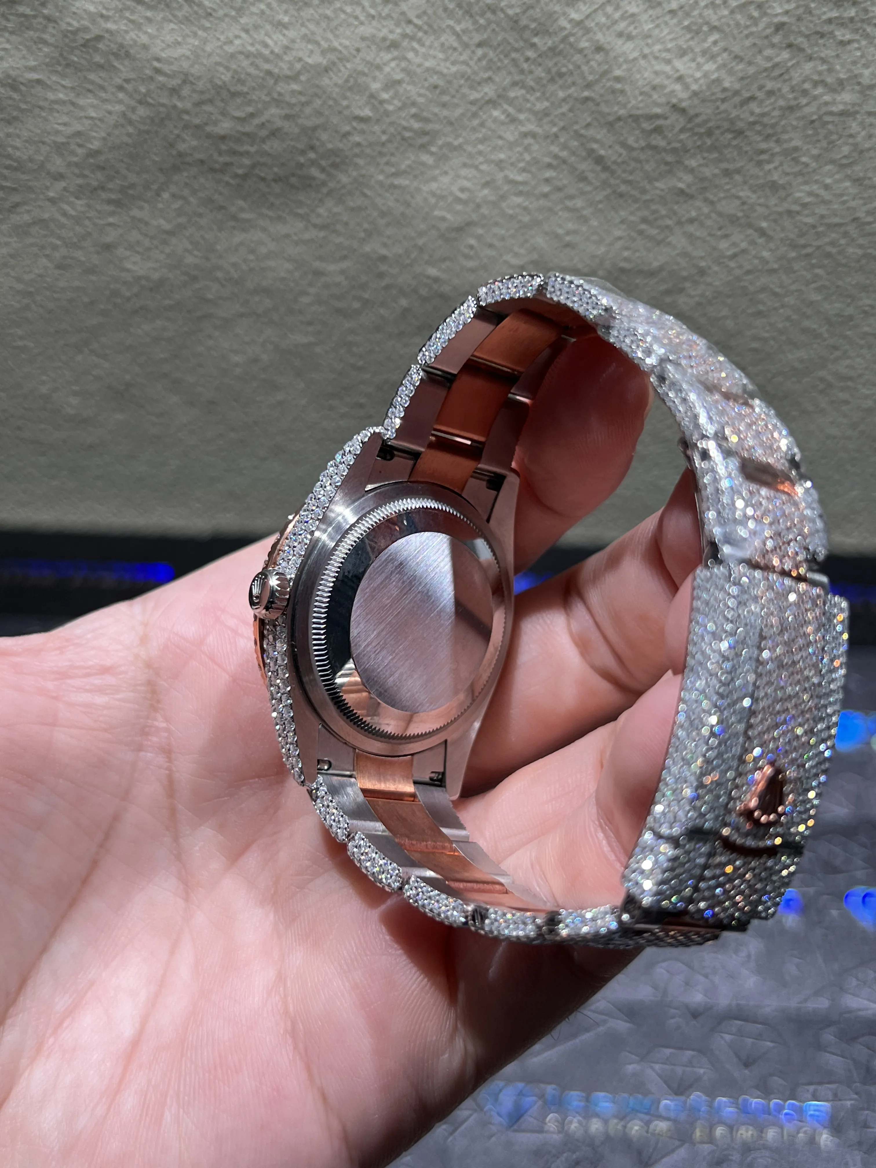 Datejust 36mm Pavé Dial Icedout Watch D1147519345 — view 6