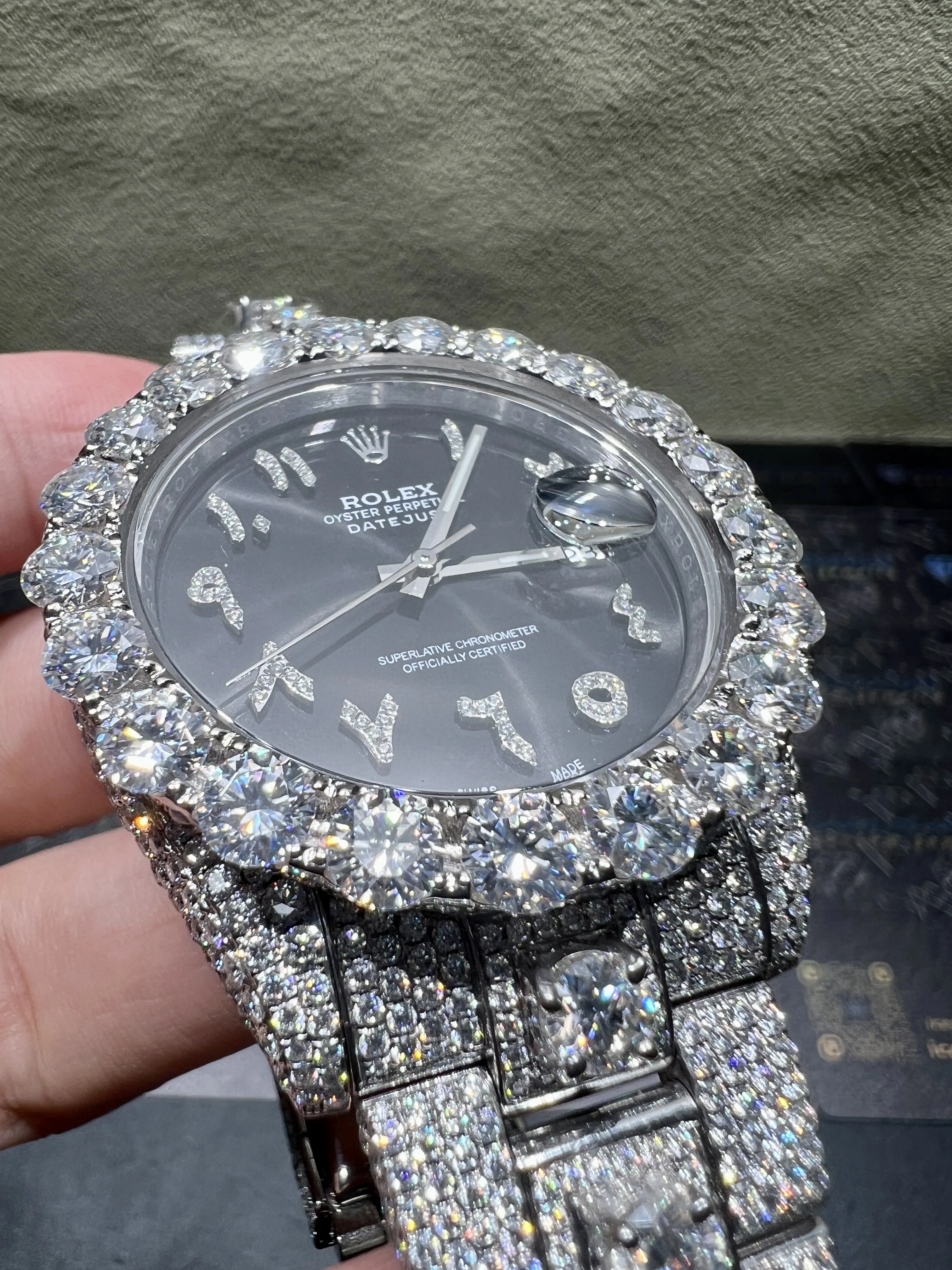 Datejust Icedout Watch with Arabic Dial D1147519351 — view 9