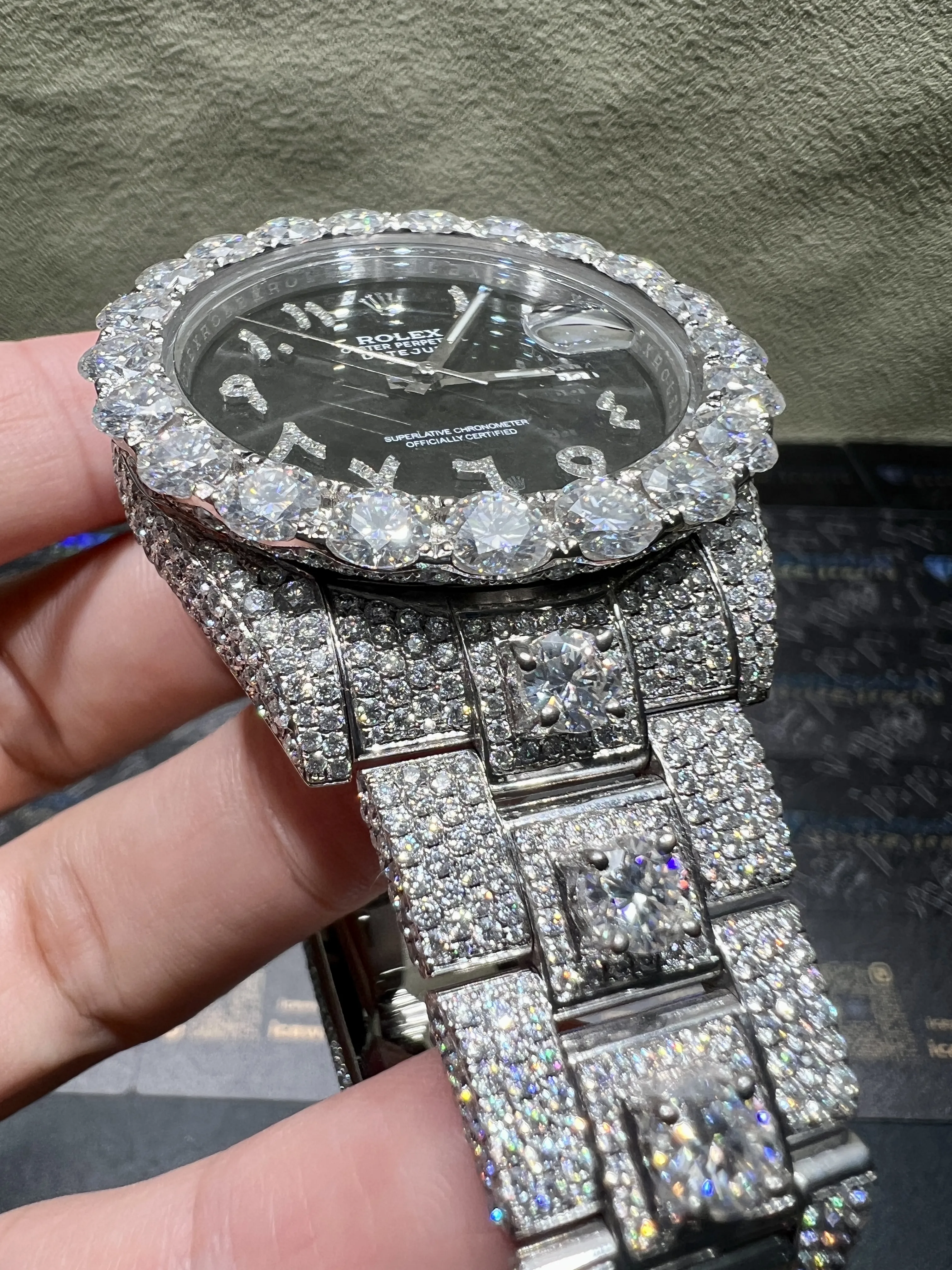 Datejust Icedout Watch with Arabic Dial D1147519351 — view 10