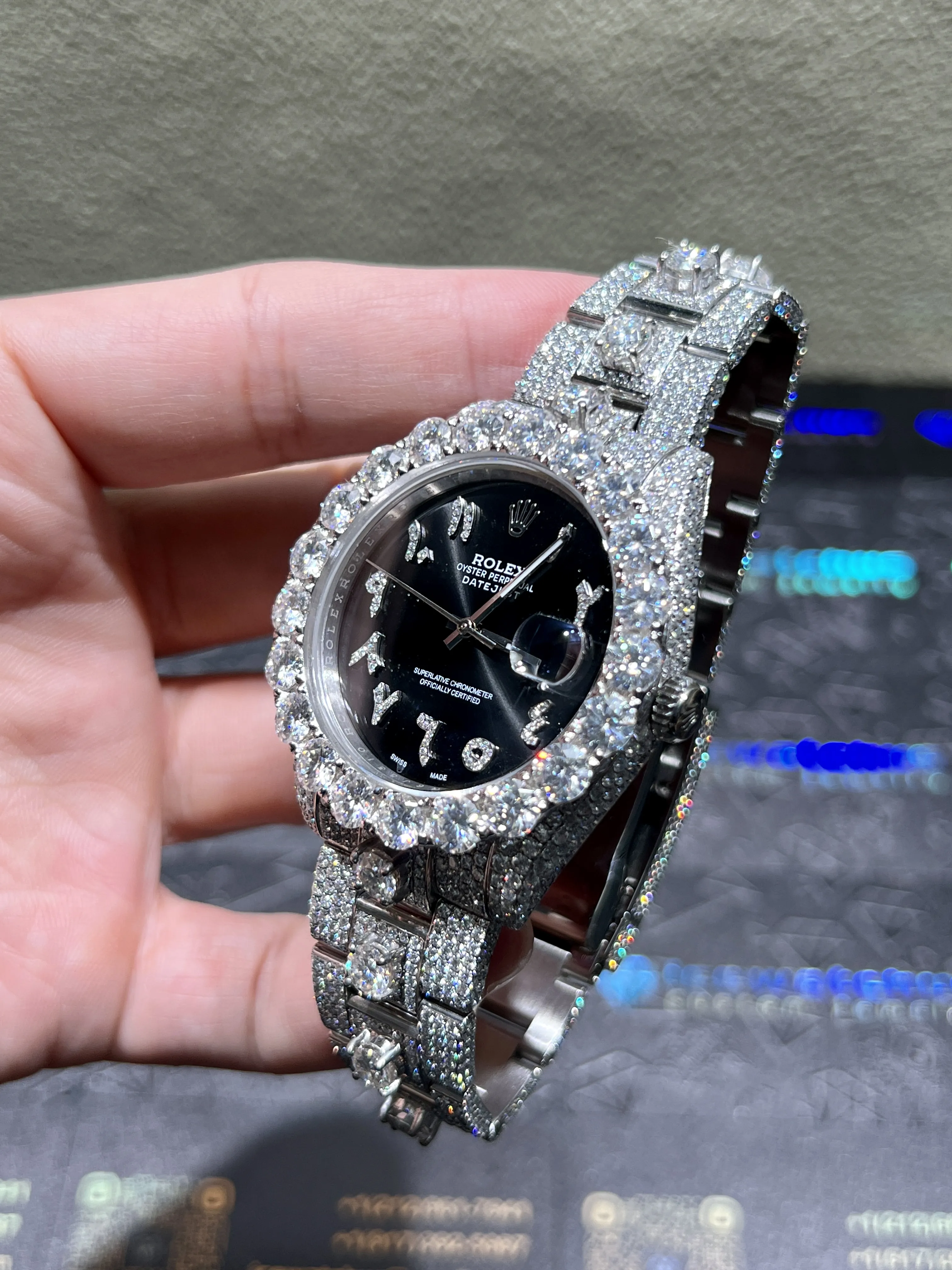 Datejust Icedout Watch with Arabic Dial D1147519351 — view 4