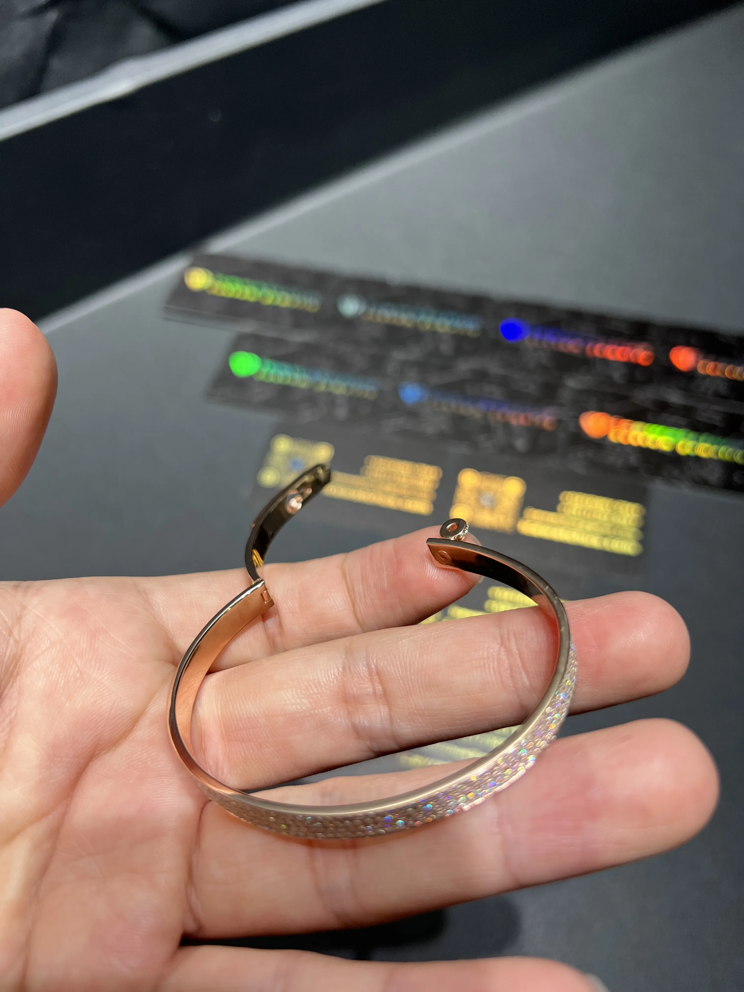 0122 Hermes Bracelet Rose gold D459019357 — view 9