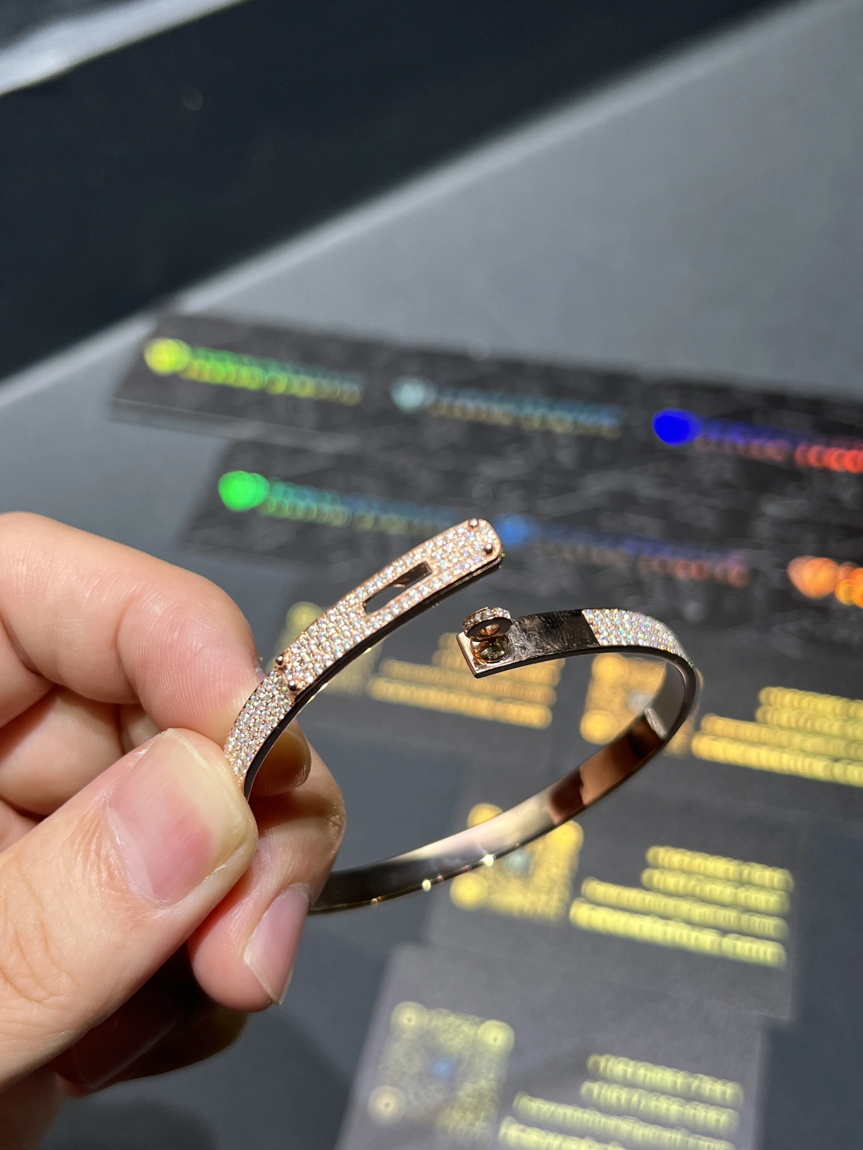 0122 Hermes Bracelet Rose gold D459019357 — view 7