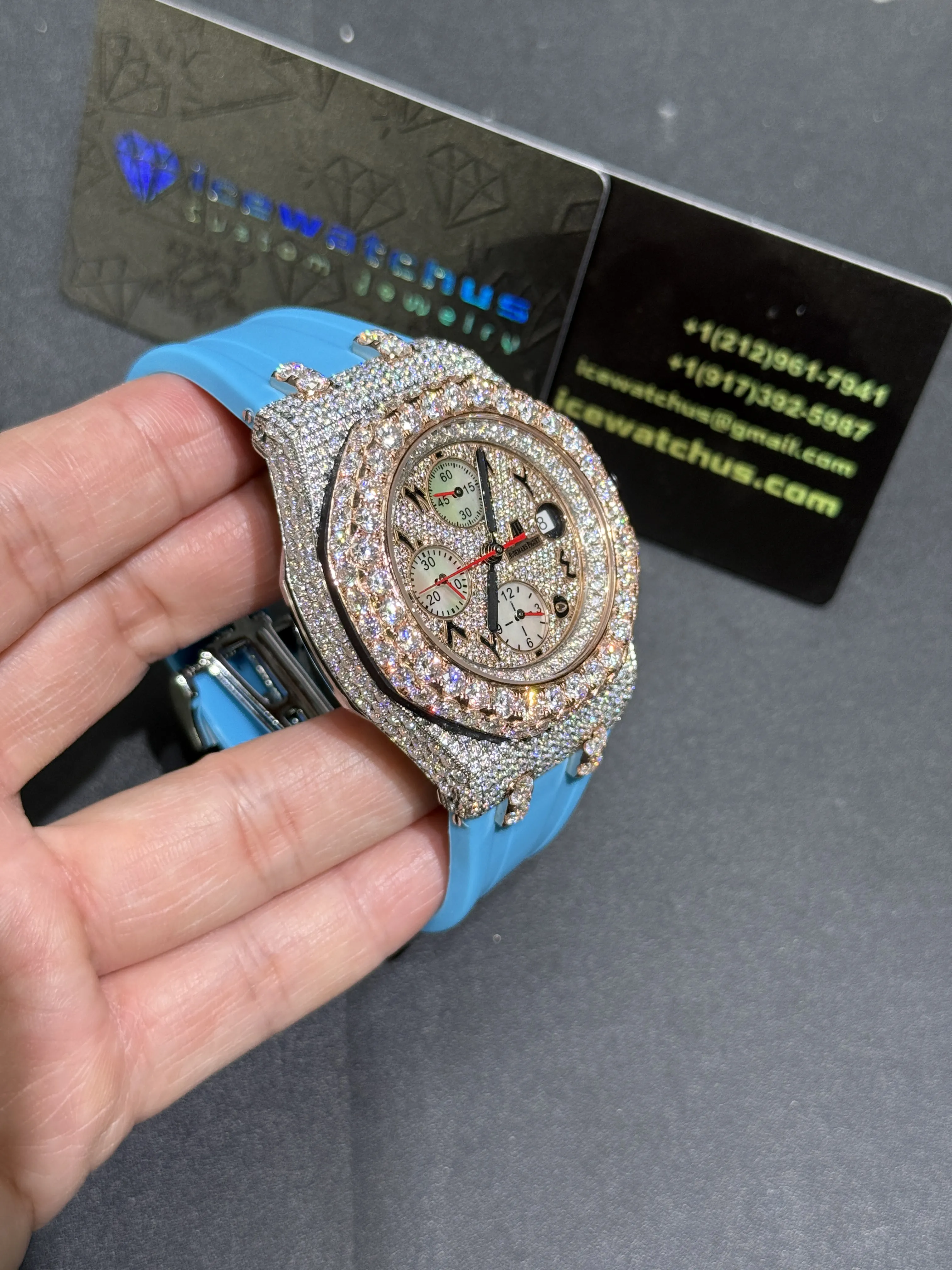 Royal Oak Offshore Icedout Chronograph Watch D877519367 — view 3